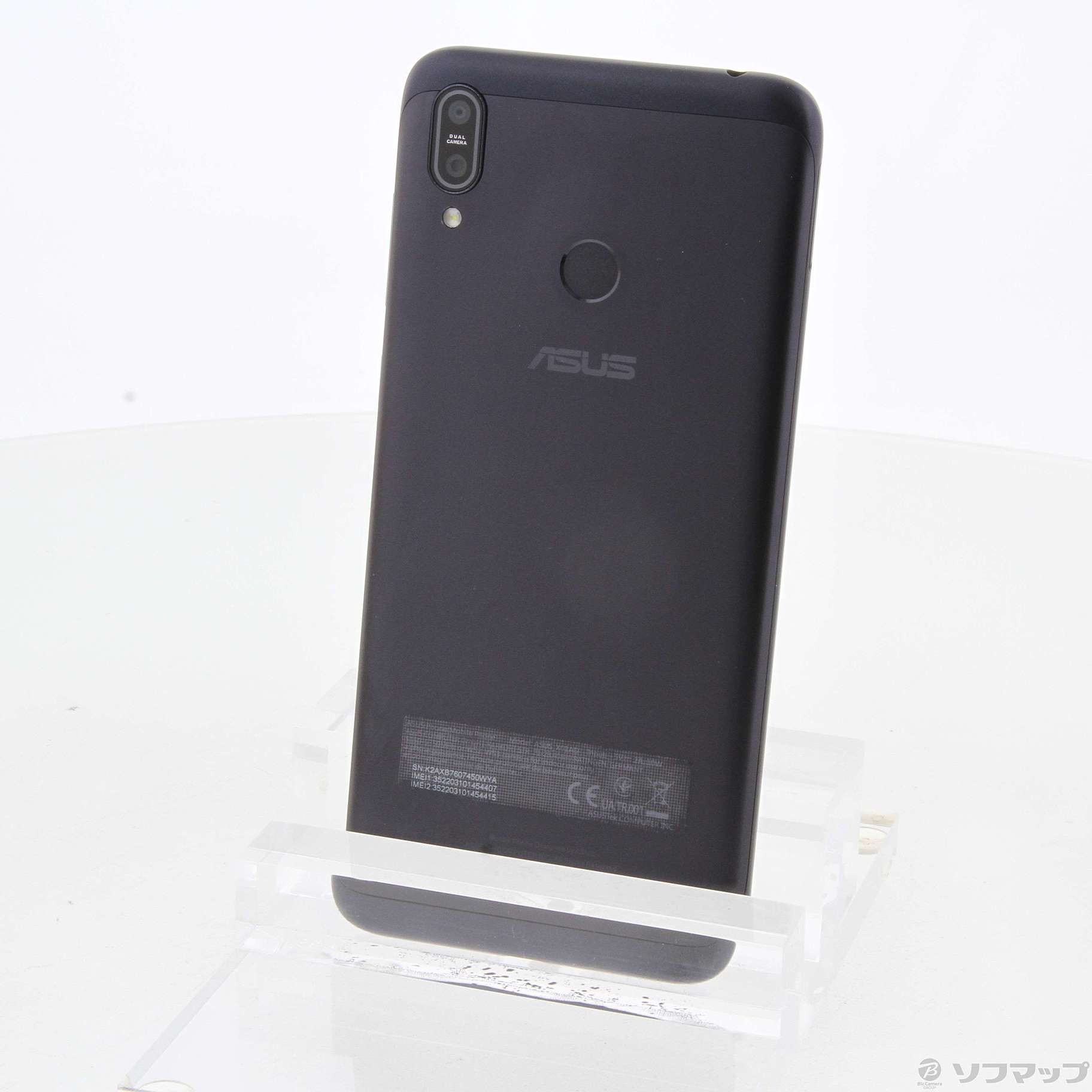 中古】ZenFone Max M2 32GB ミッドナイトブラック ZB633KL-BK32S4 SIM