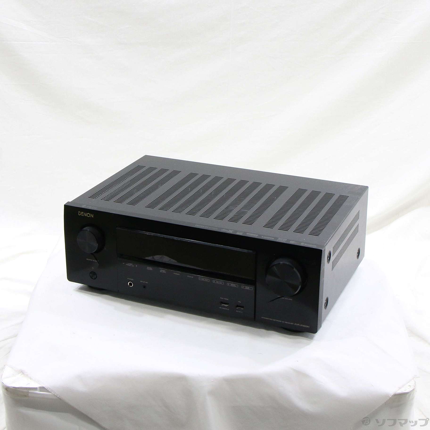 【中古】DENON AVR-X1600H Denon AVR-X1600H 7.2-Channel Home Theater Receiver Parts or