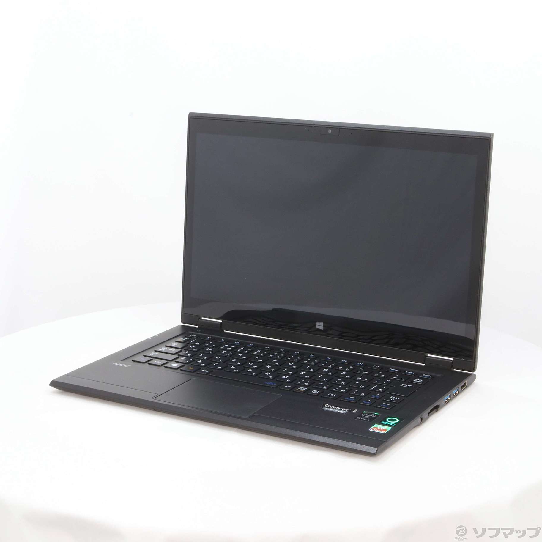 中古】LaVie Hybrid ZERO HZ750／BAB PC-HZ750BAB ストームブラック