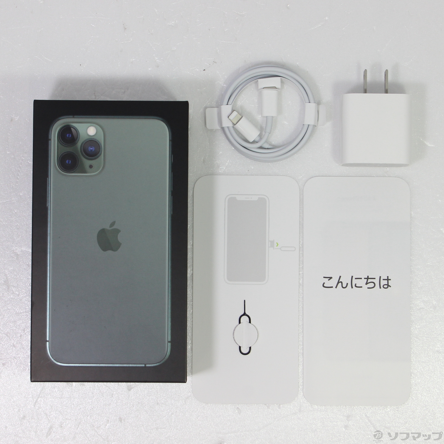 中古】iPhone11 Pro 64GB ミッドナイトグリーン MWC62J／A SIMフリー ...