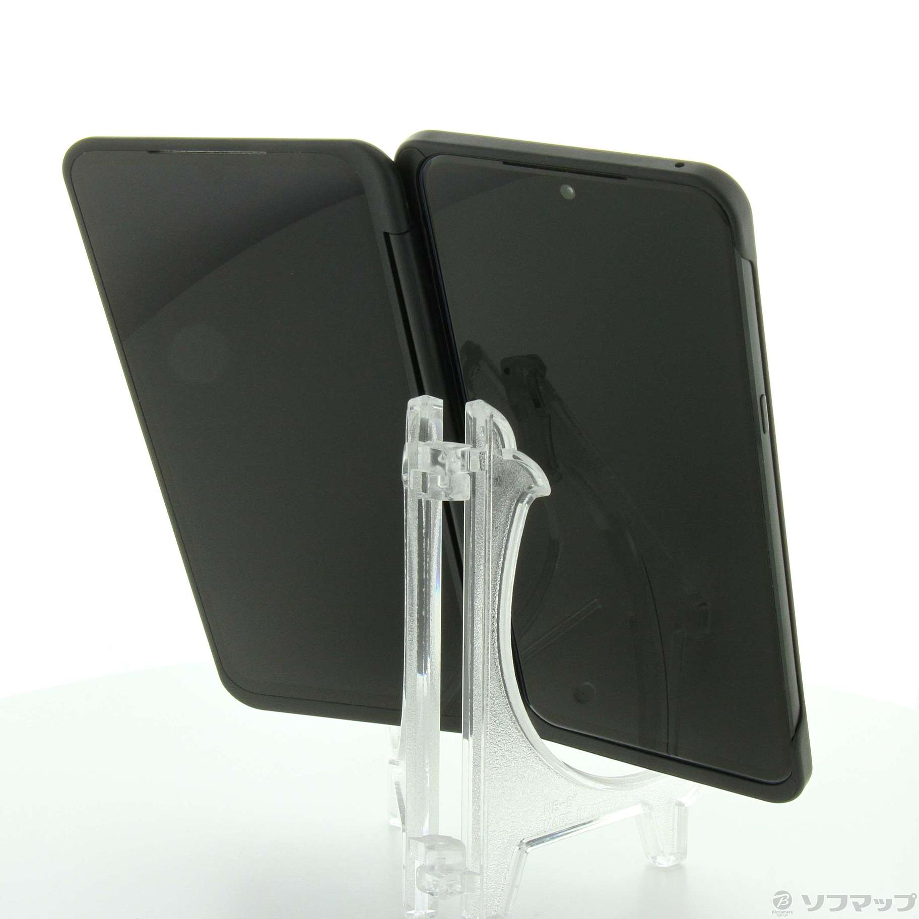 中古】LG V60 ThinQ 5G 128GB ザ ブラック L-51A docomoロック