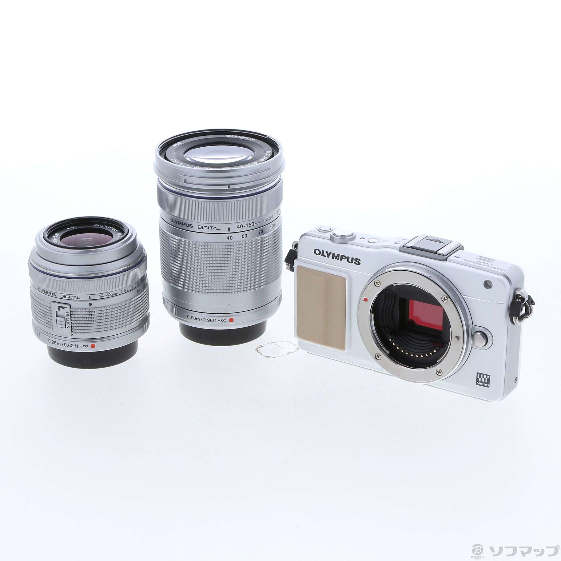 OLYMPUS PEN mini E-PM2　ホワイト　レンズ14-42mm