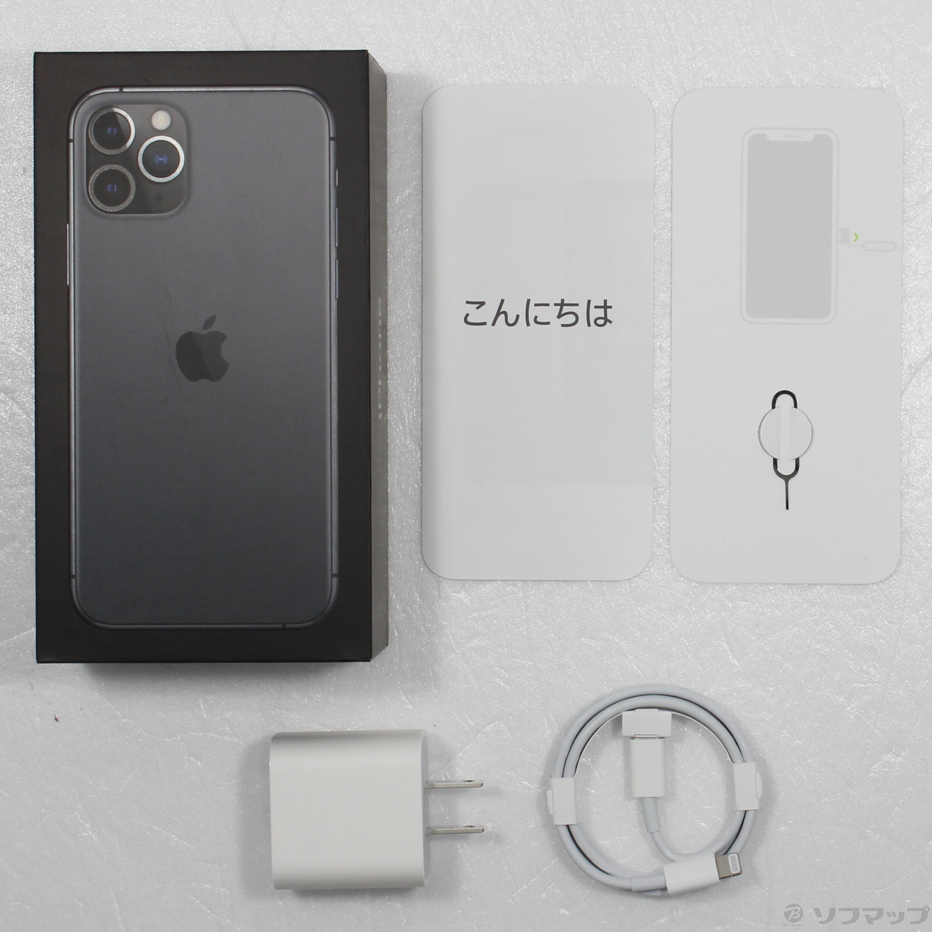 中古】セール対象品 iPhone11 Pro 256GB スペースグレイ MWC72J／A SIM 