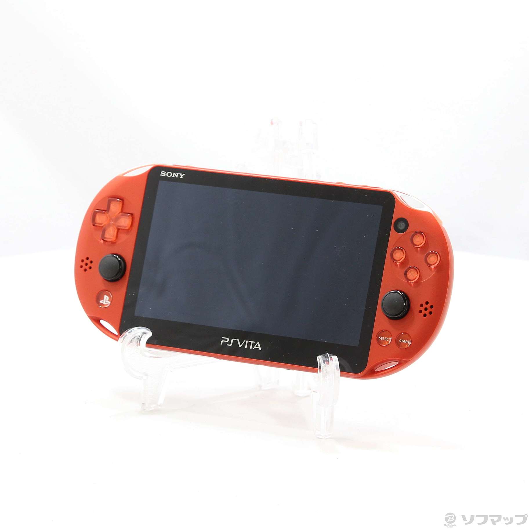 中古】PlayStation Vita Wi-Fiモデル メタリックレッド PCH-2000ZA