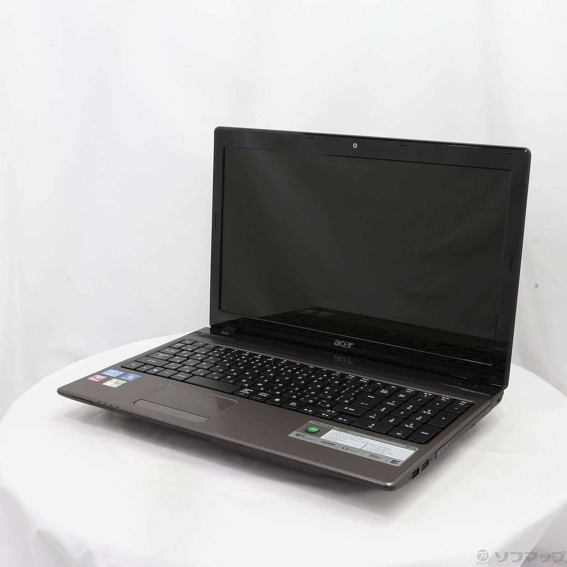 中古】格安安心パソコン Aspire 5750 AS5750-A54C／K ブラック [2133037845769] -  リコレ！|ビックカメラグループ ソフマップの中古通販サイト