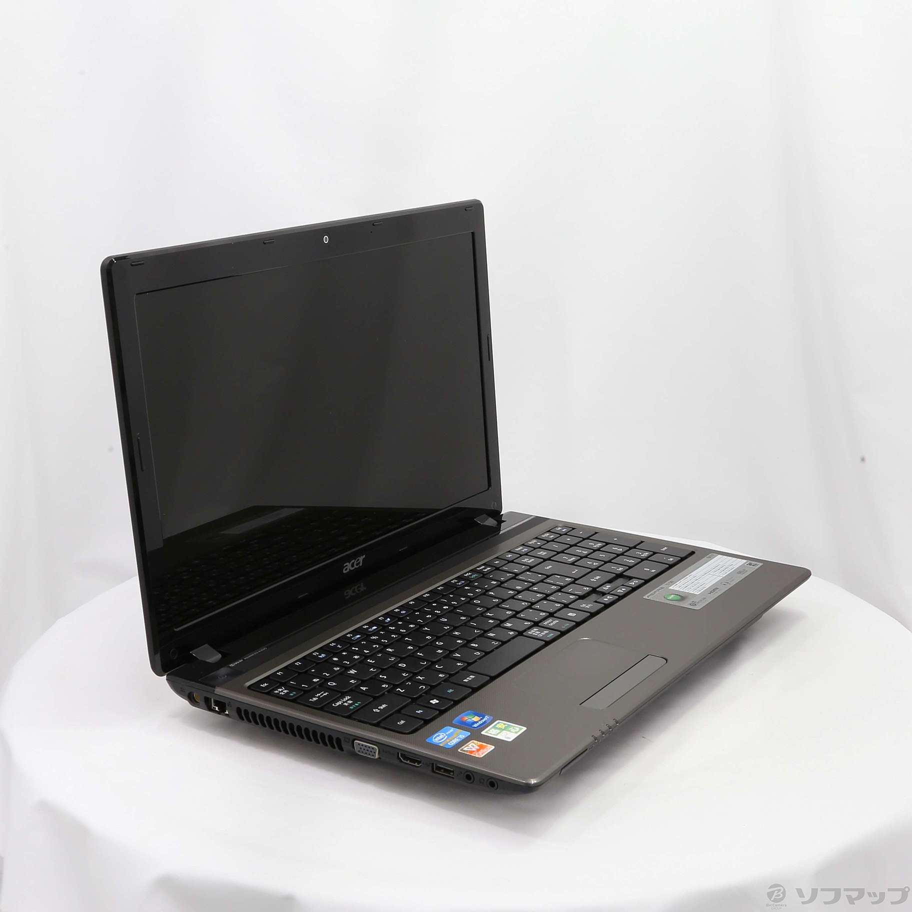 中古】格安安心パソコン Aspire 5750 AS5750-A54C／K ブラック 