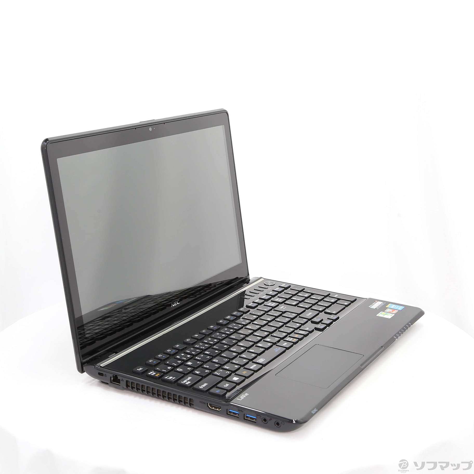 中古】格安安心パソコン LaVie S PC-LS550SSB-KS スターリーブラック