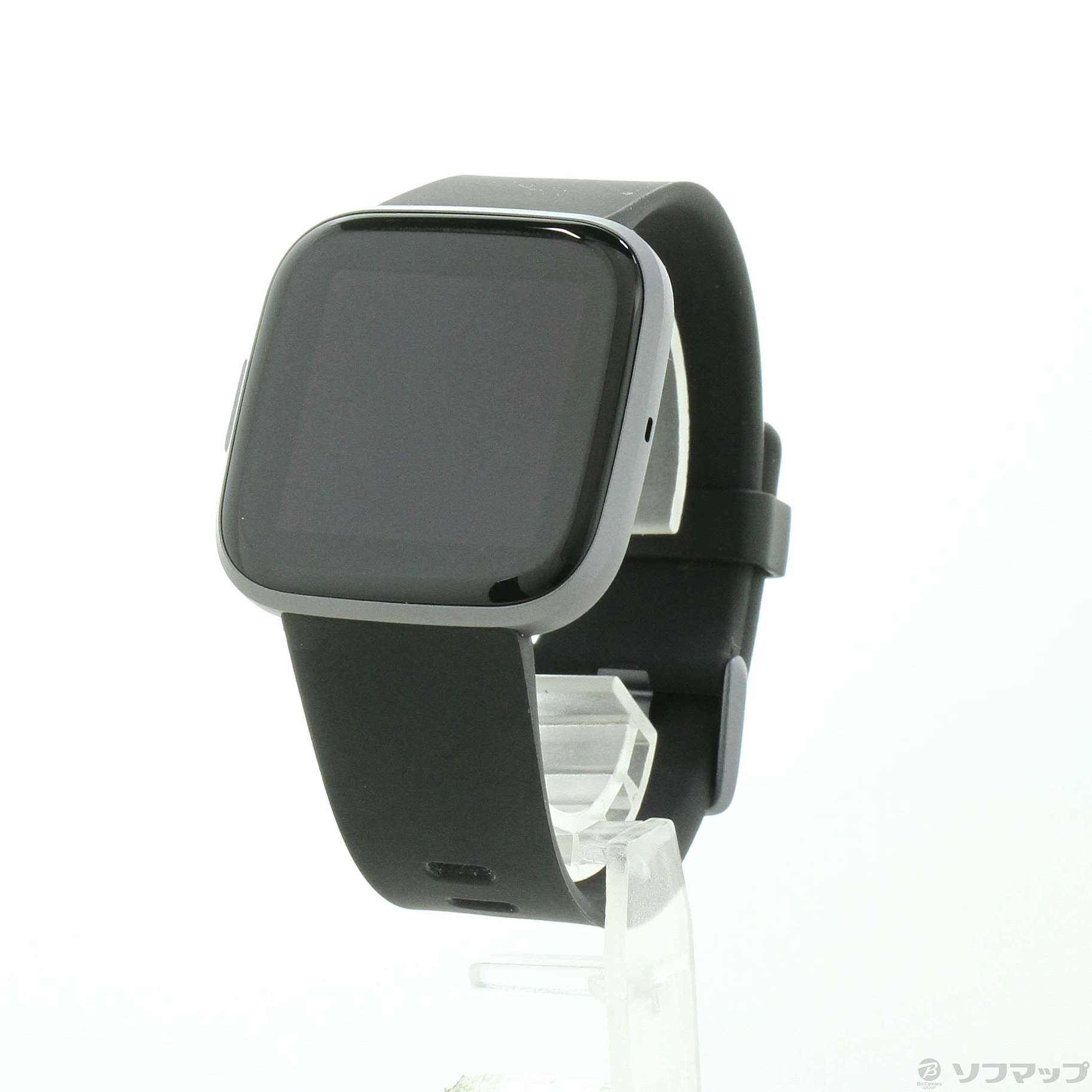 中古】〔展示品〕 Fitbit Versa 2 ブラック／カーボン FB507BKBK-FRCJK