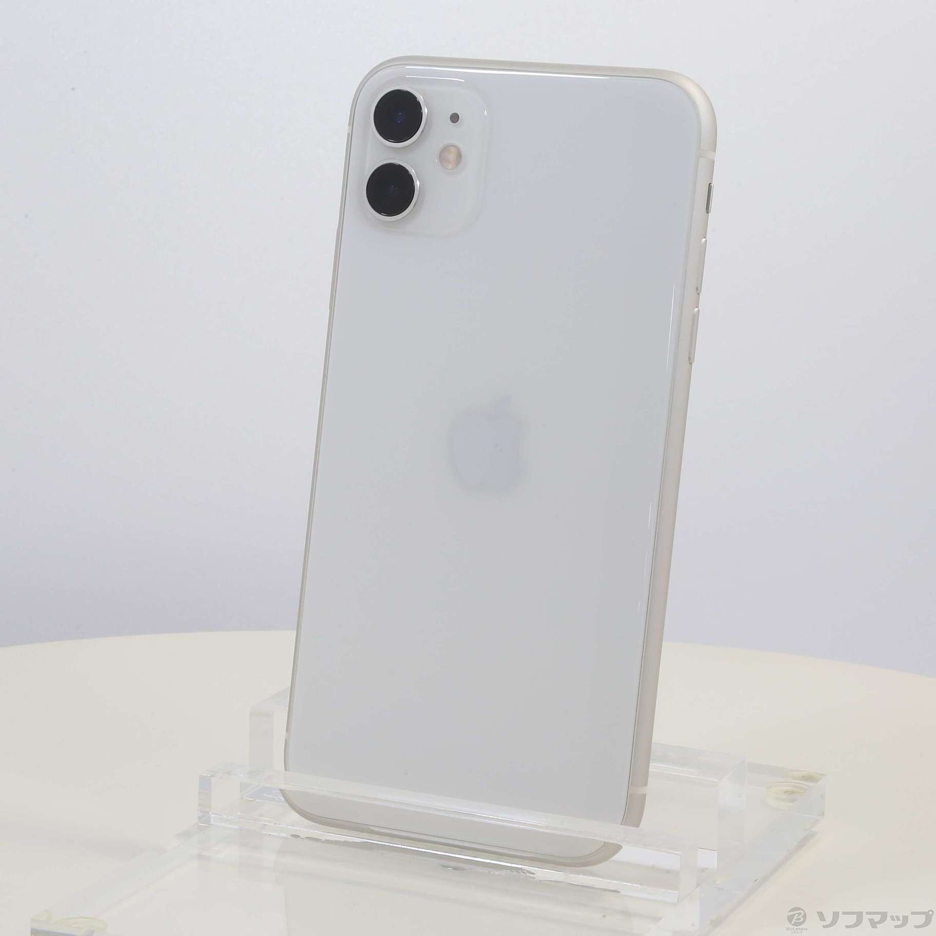 中古】iPhone11 128GB ホワイト MWM22J／A SoftBank [2133037878637