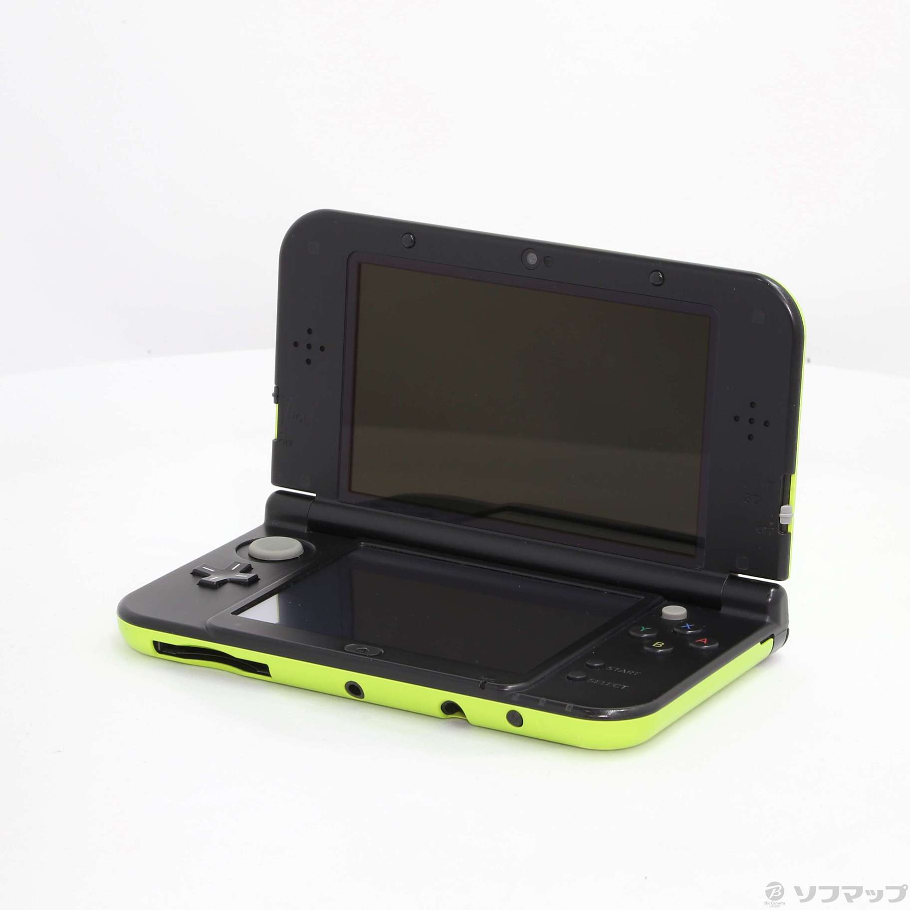 中古】Newニンテンドー3DS LL ライム×ブラック [2133037917923] - リコレ！|ビックカメラグループ ソフマップの中古通販サイト