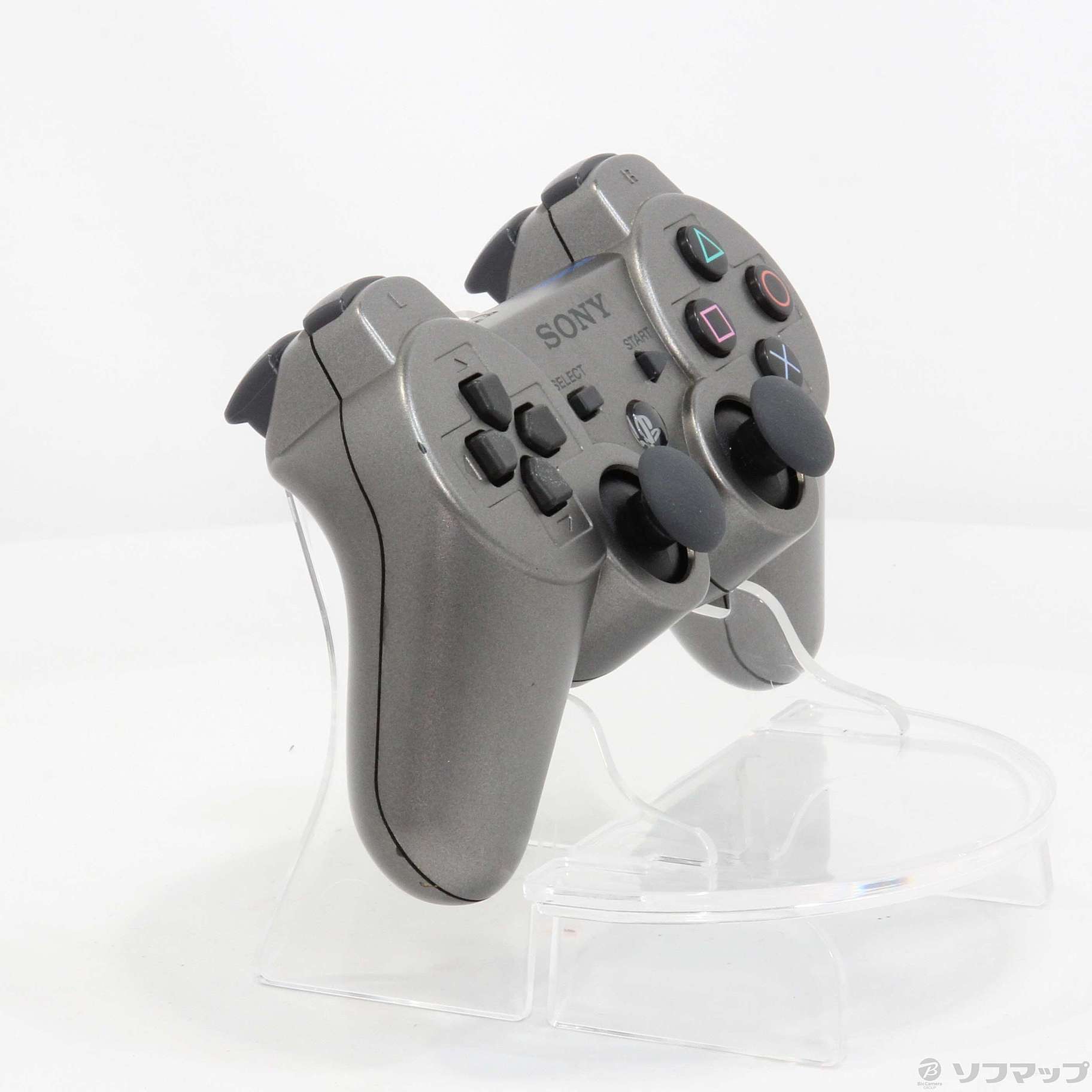 中古】ワイヤレスコントローラ DUALSHOCK 3 メタリック・グレー 【PS3