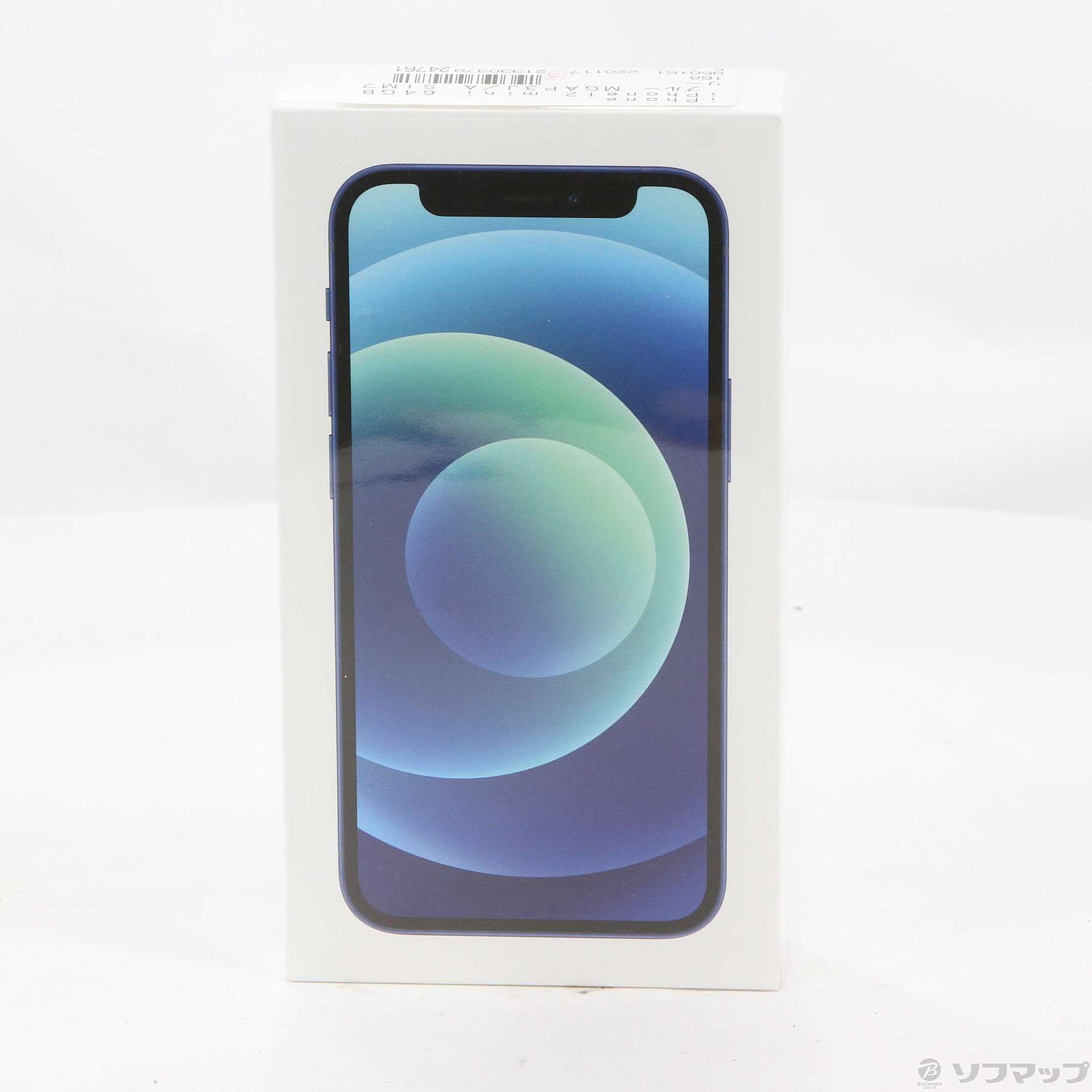 中古】セール対象品 iPhone12 mini 64GB ブルー MGAP3J／A SIMフリー