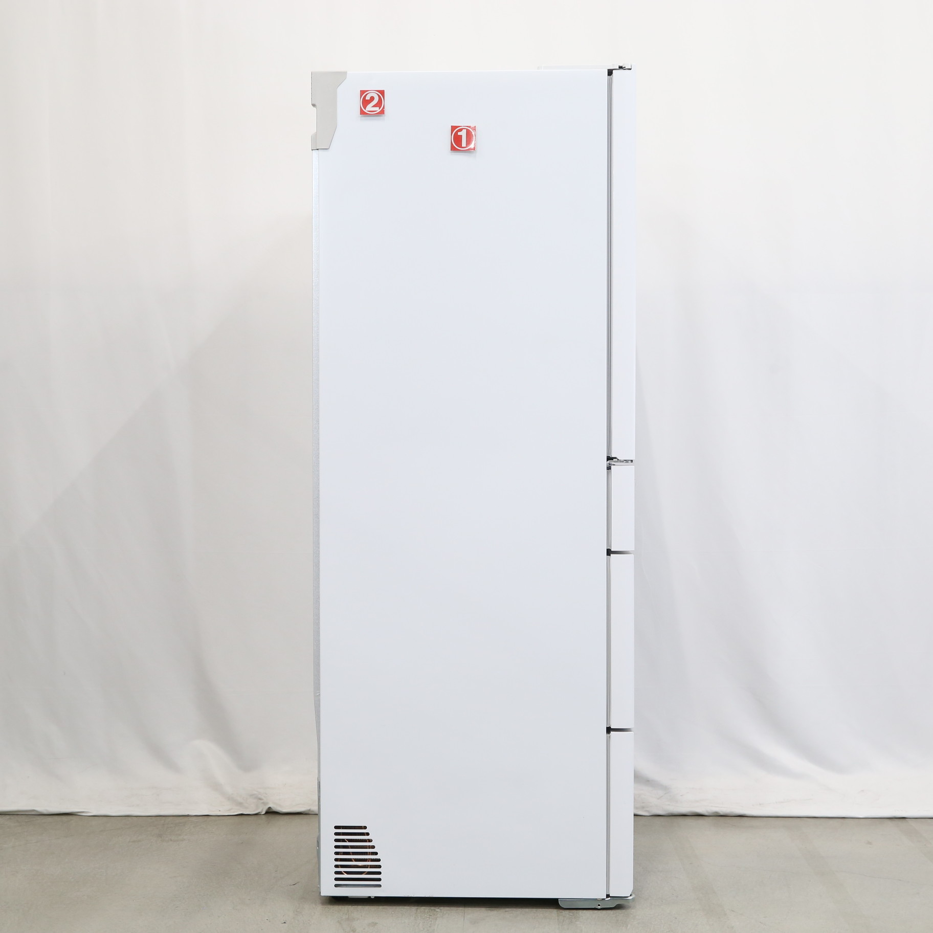 中古】〔展示品〕 冷蔵庫 置けるスマート大容量 MXシリーズ クリスタル