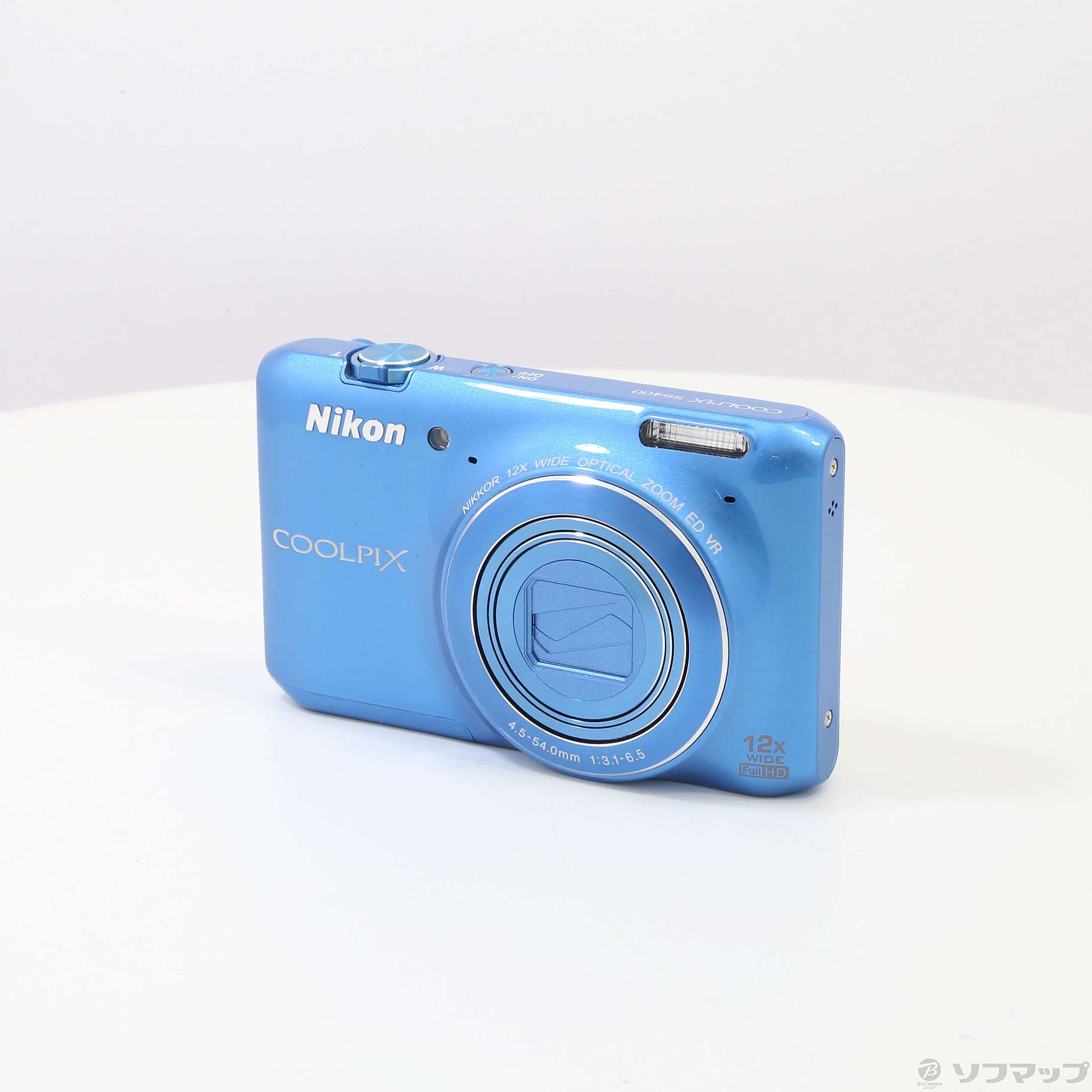 中古】COOLPIX S6400 (1600万画素／12倍／ターコイズブルー／SDXC