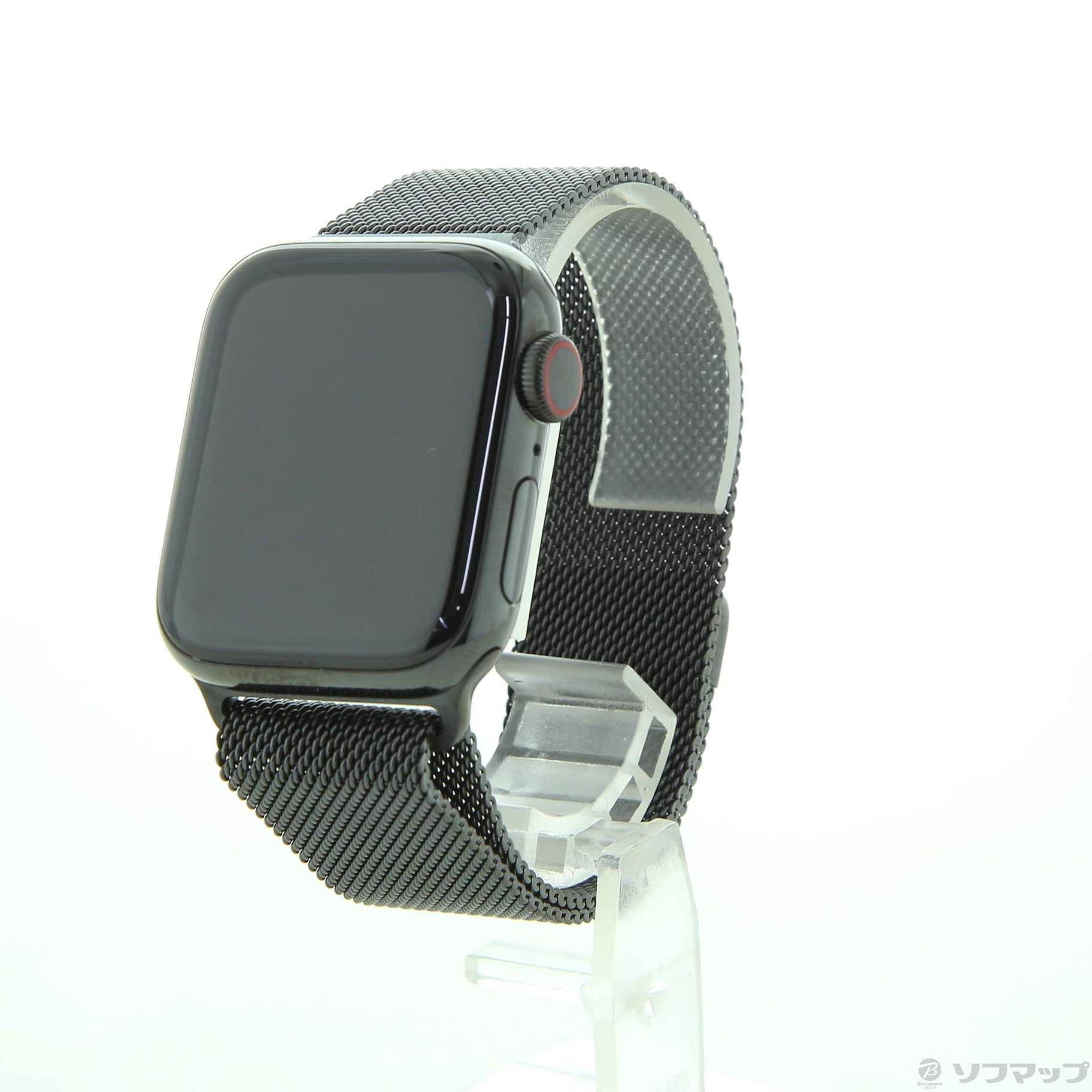 〔展示品〕 Apple Watch Series 4 GPS + Cellular 40mm スペースブラックステンレススチールケース  スペースブラックミラネーゼループ