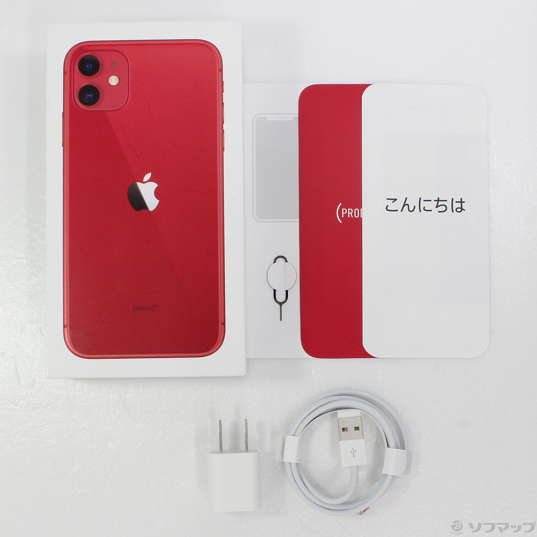 中古】セール対象品 〔展示品〕 iPhone11 64GB プロダクトレッド 