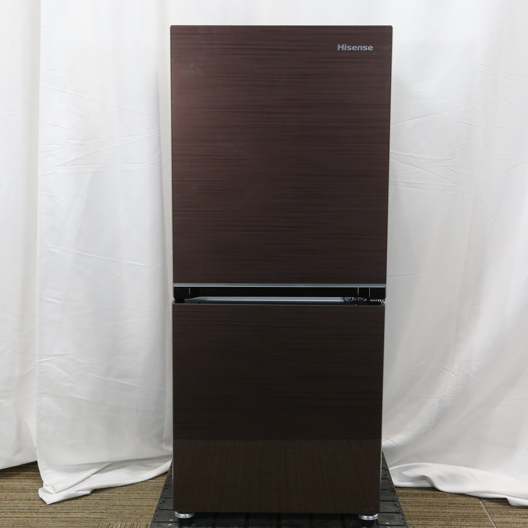 生活家電 ハイセンス 2ドア冷蔵庫［右開き／134L］ HR-G13B-BR