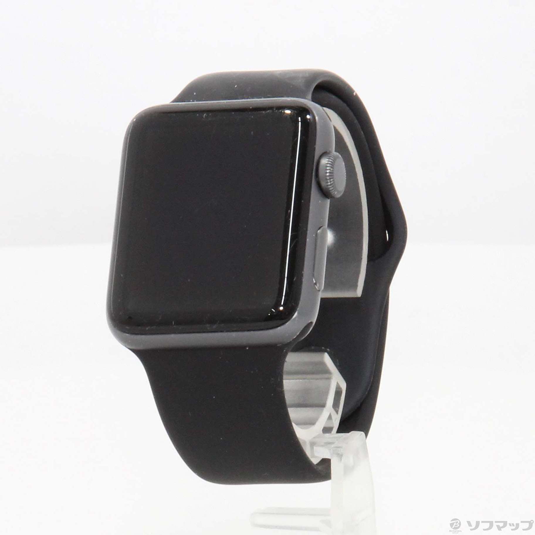 中古】Apple Watch Series 3 GPS 42mm スペースグレイアルミニウムケース ブラックスポーツバンド  [2133038017974] - リコレ！|ソフマップの中古通販サイト
