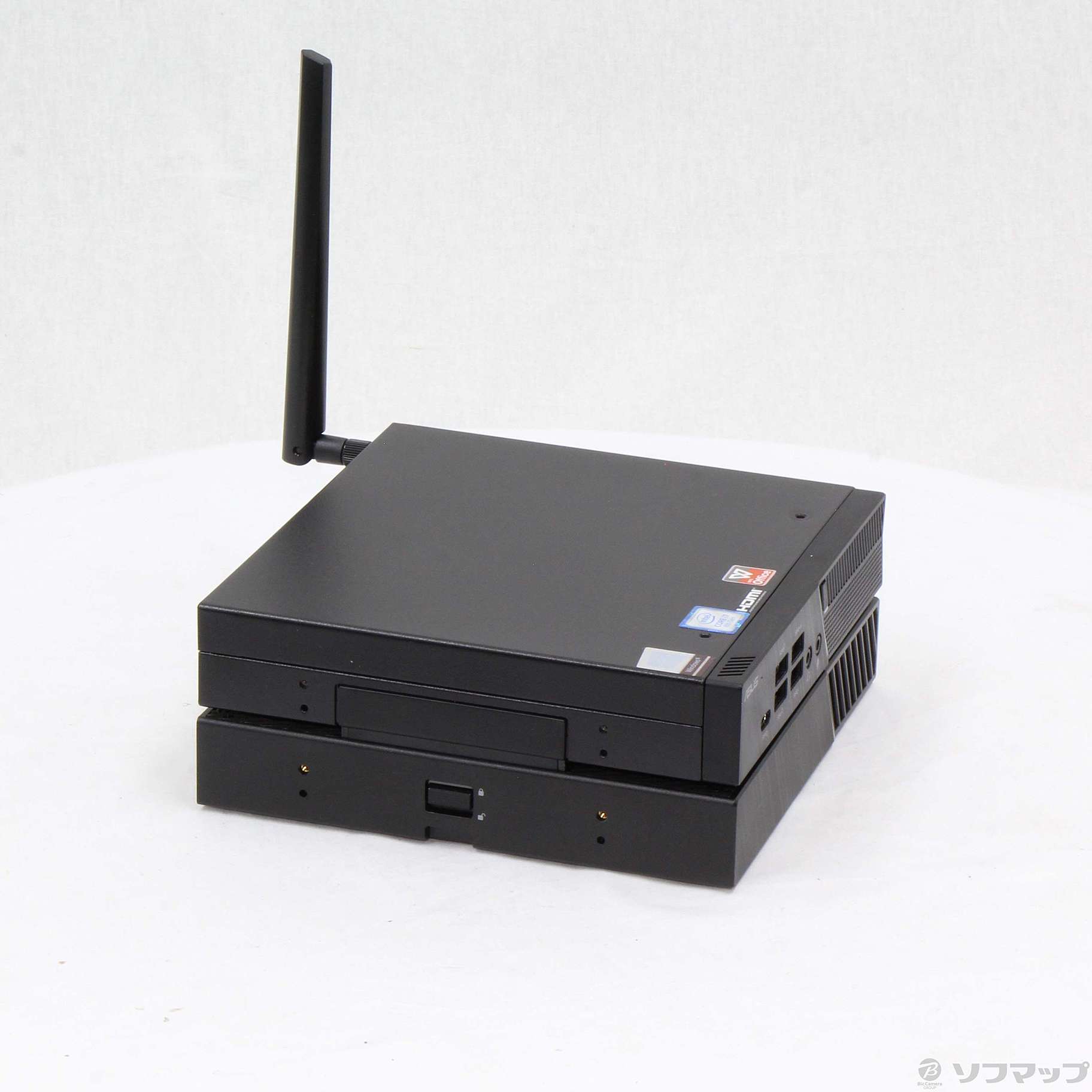 中古】Mini PC PB60G PB60G-B7234ZD ブラック 〔Windows 10〕 ◇02/07