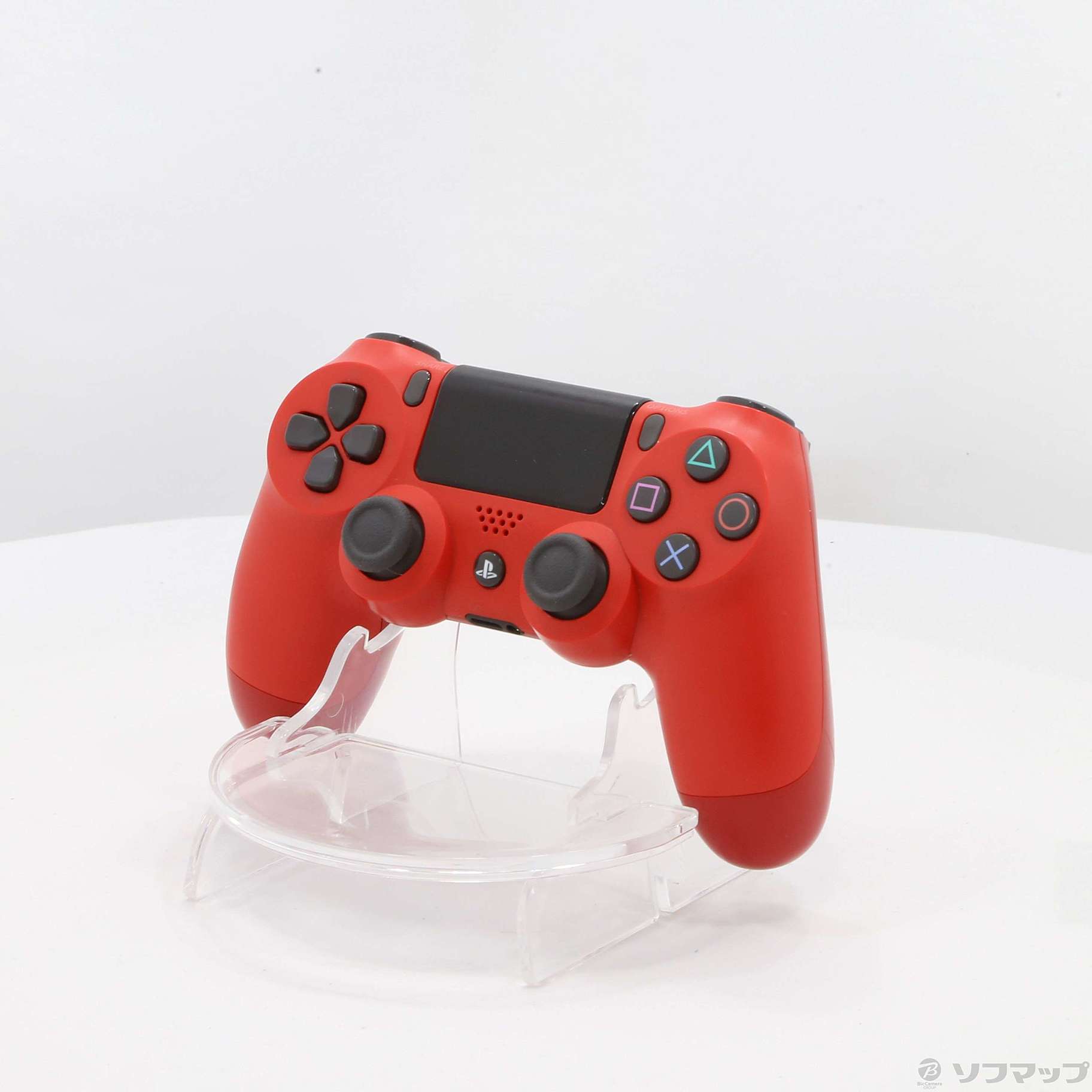 中古】ワイヤレスコントローラー DUALSHOCK4 CUH-ZCT2J1 マグマ