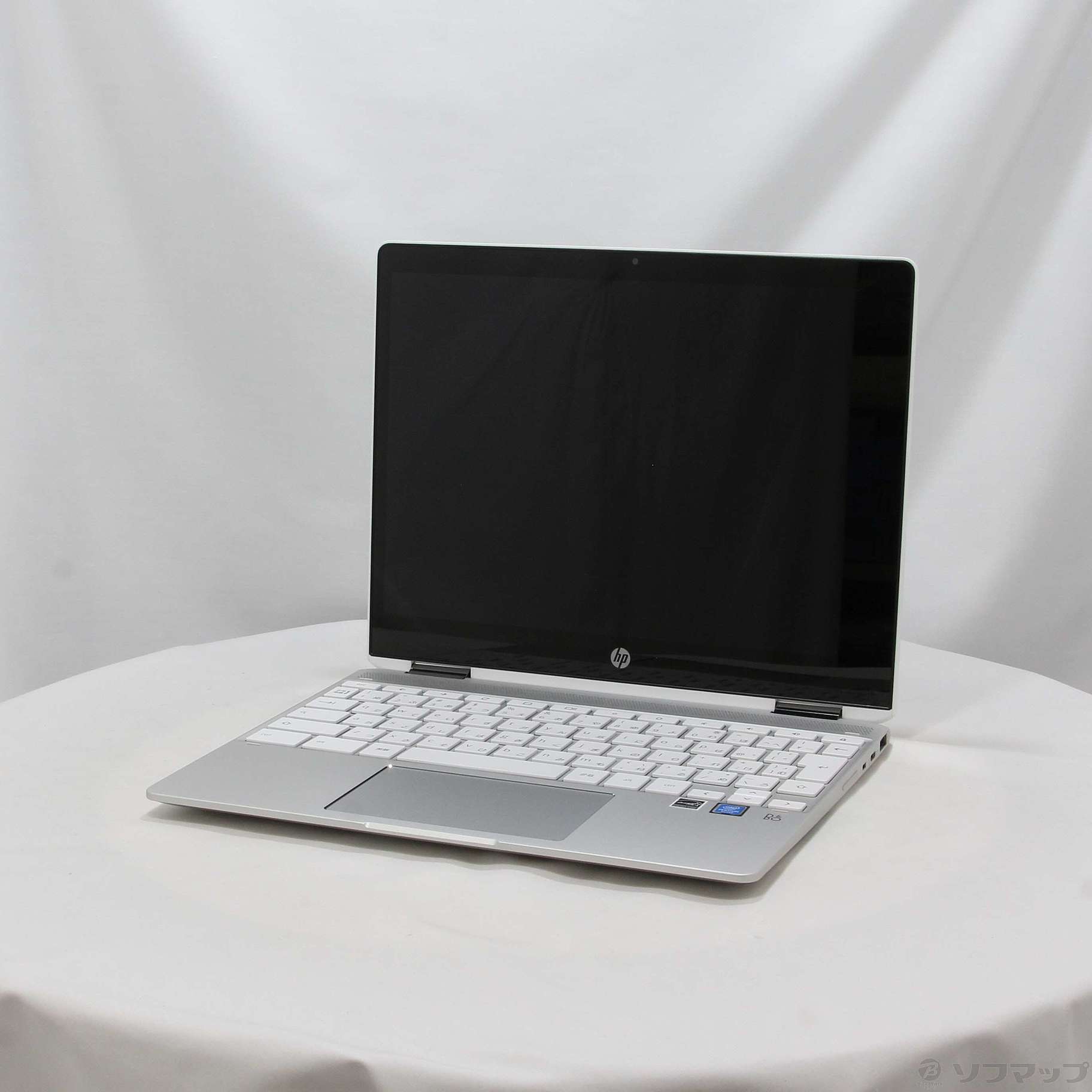 セール対象品 HP Chromebook x360 12b-ca0014TU 1W4Z4PA-AAAA セラミックホワイト ［Pentium  Silver N5030 (1.1GHz)／4GB／eMMC64GB／12インチワイド］