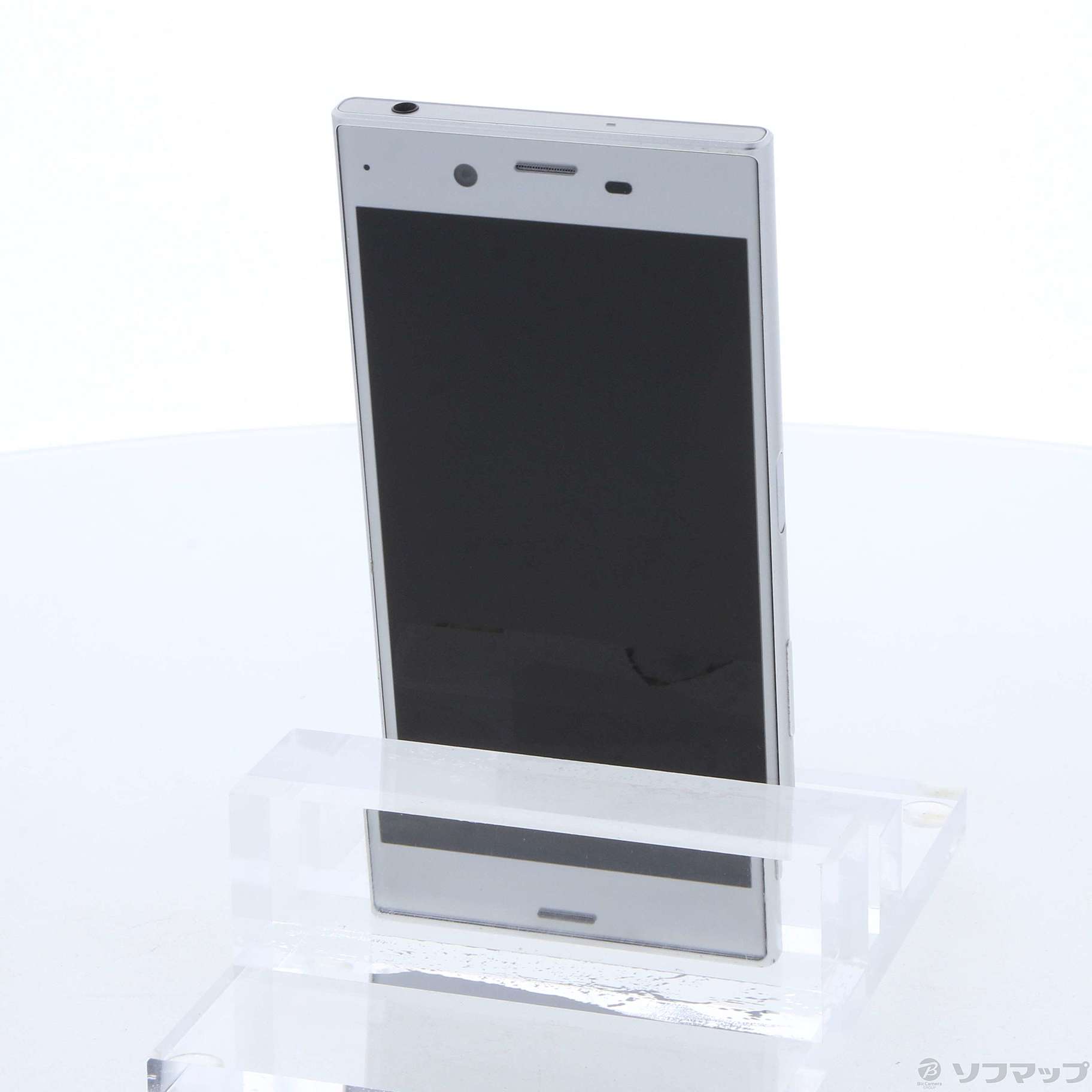 中古品〕 Xperia XZ 32GB プラチナ SO-01J docomoロック解除SIMフリー