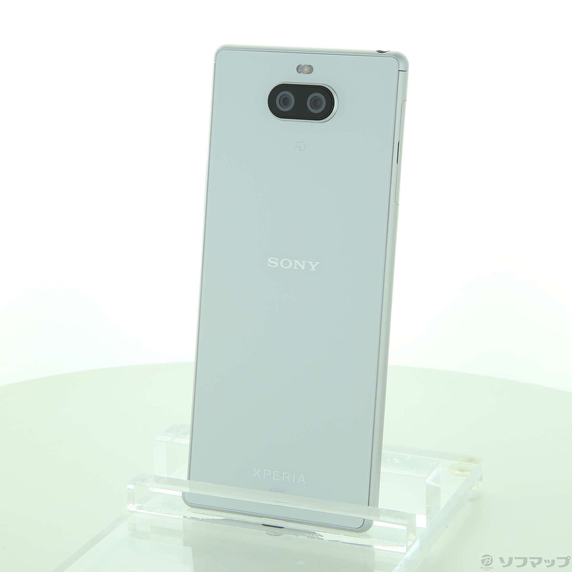 中古】Xperia 8 64GB ホワイト SOV42 W auロック解除SIMフリー ◇03/28