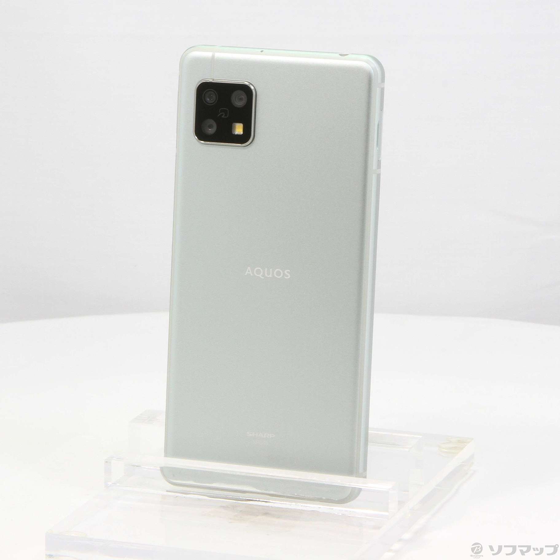 中古】AQUOS sense5G 64GB オリーブシルバー SHG03 auロック解除SIM