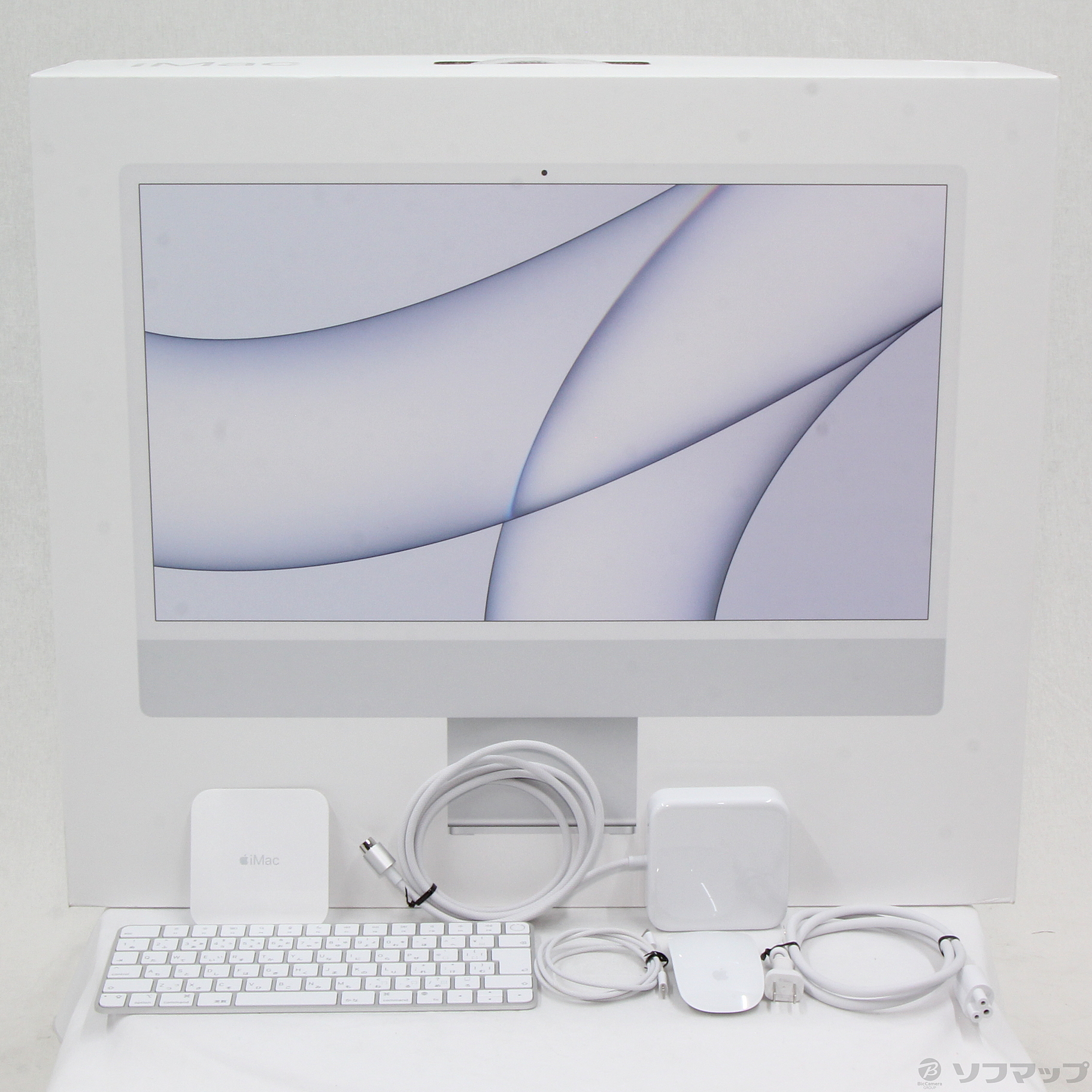 中古】iMac 24-inch Mid 2021 MGPC3J／A Apple M1 8コアCPU_8コアGPU