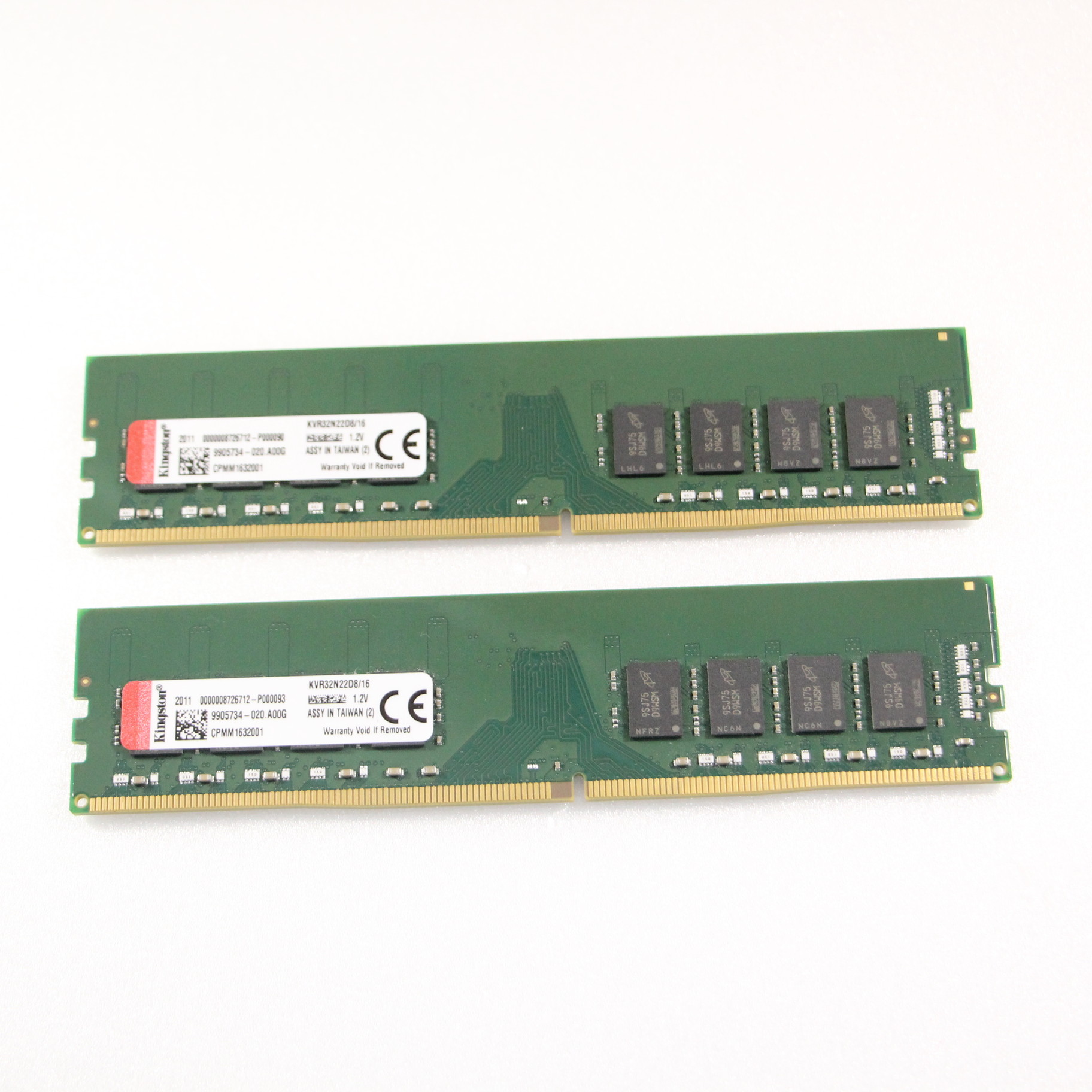 中古】288P DDR4 PC4-25600 DDR4-3200 32GB 16GB×2枚組 [2133038056409