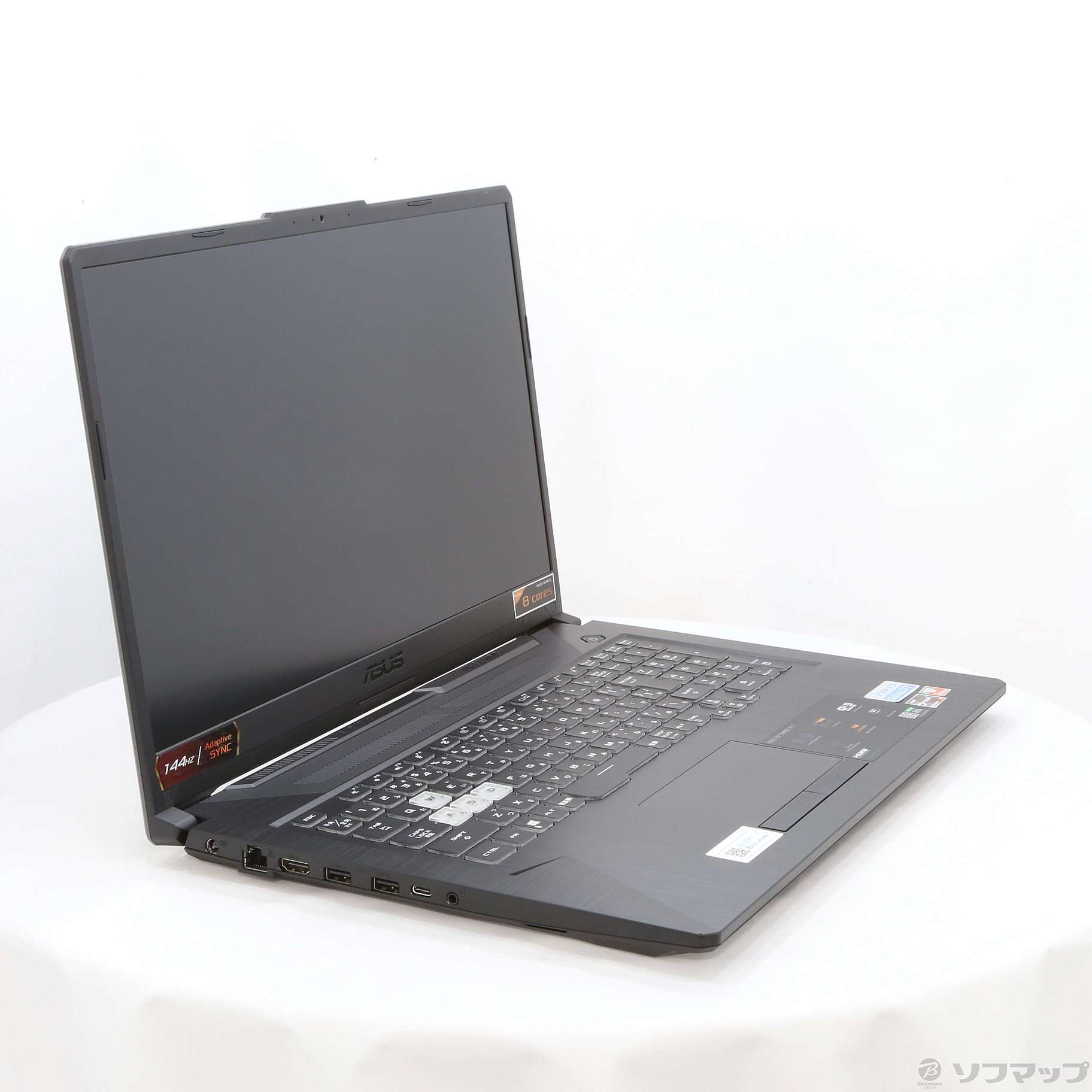 中古】ASUS TUF Gaming A17 FA706QM FA706QM-R7R3060BEC グラファイト
