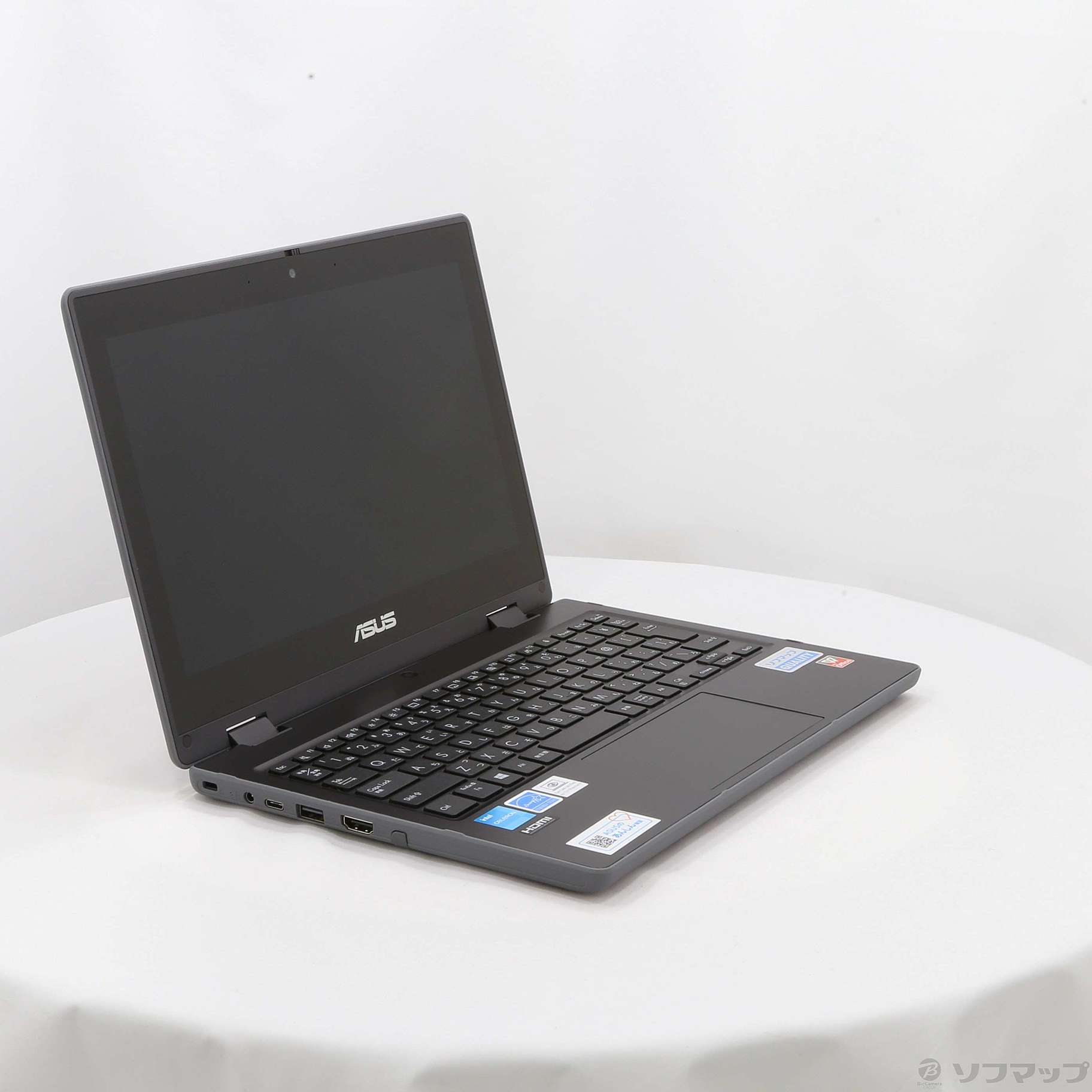 中古】ASUS B1100FKA B1100FKA-BP0482RA ダークグレー 〔Windows 10