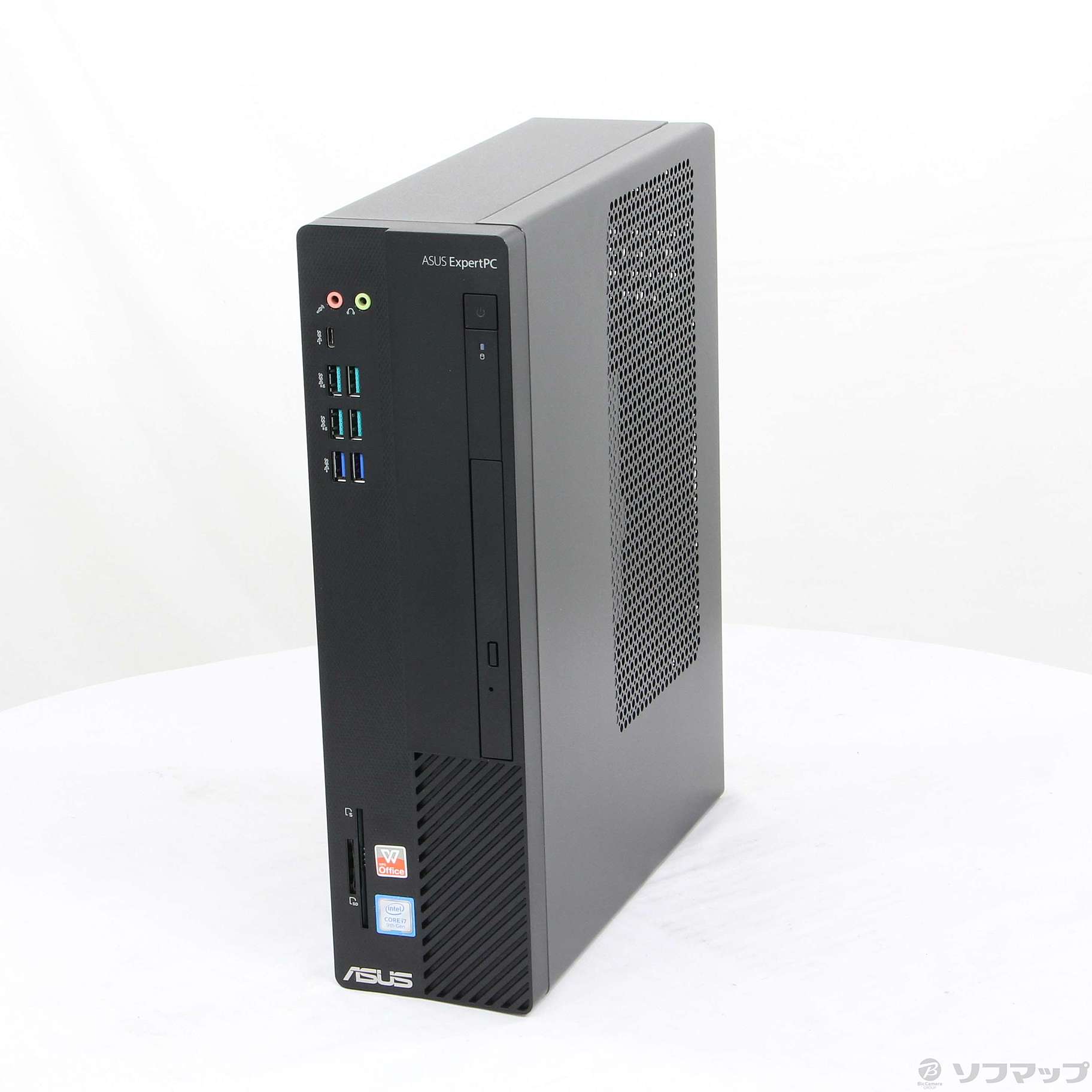 ASUS Core i7デスクトップパソコン　D6414SFF-I79700T D6414SFF-I79700T デスクトップパソコン ExpertPC ブラック [モニター