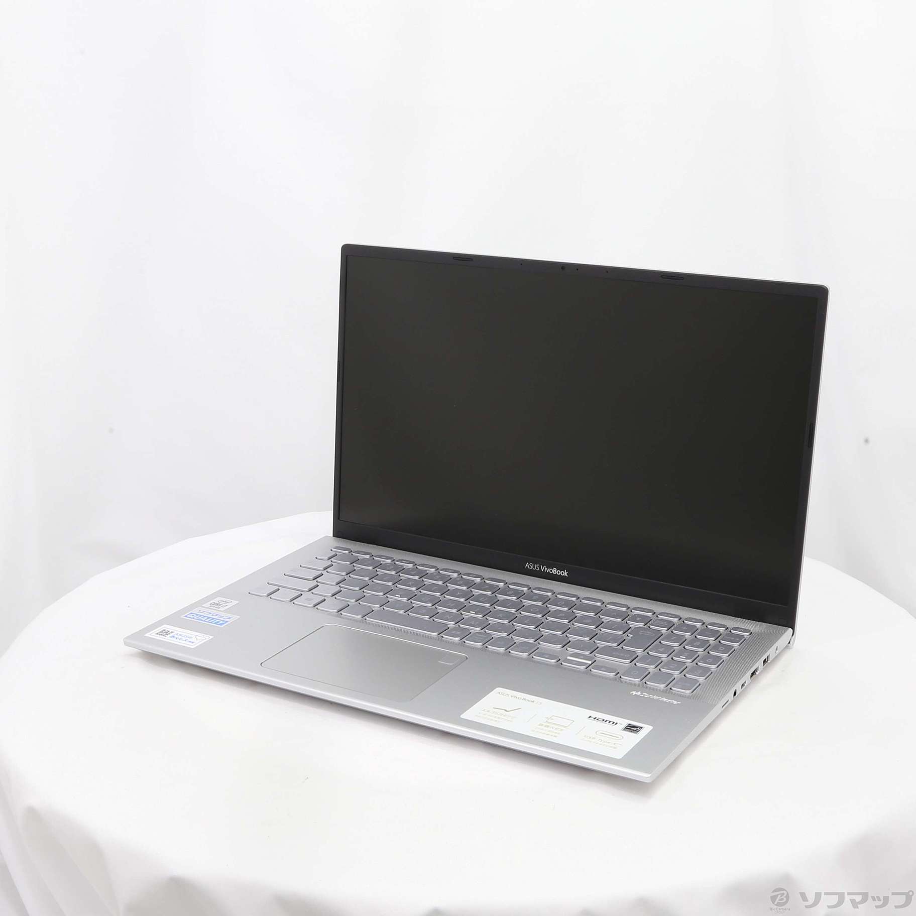 中古】VivoBook 15 X512JA X512JA-EJ092TS トランスペアレントシルバー