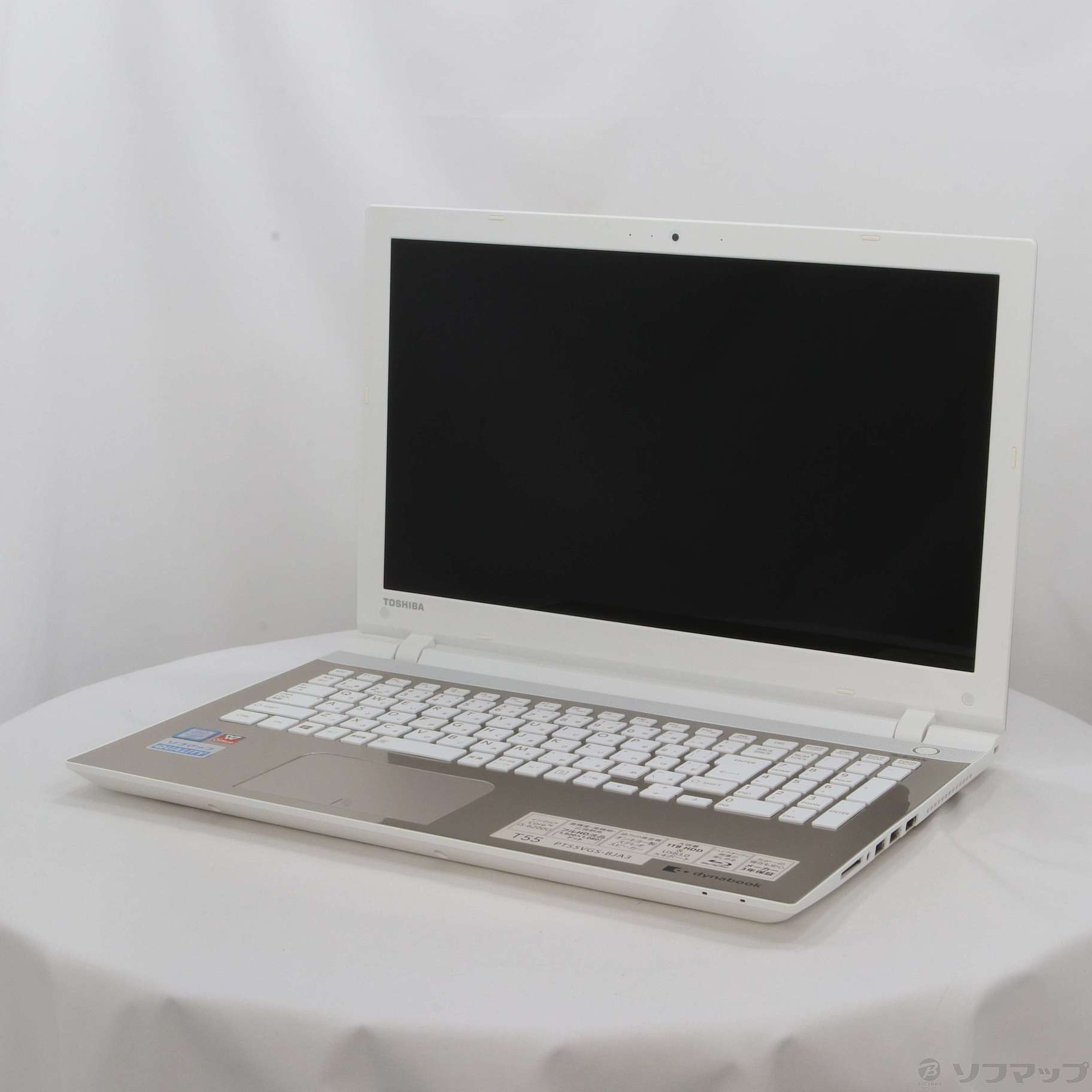 中古】dynabook T55／VGS PT55VGS-BJA3 サテンゴールド 〔Windows 10〕 ◇03/02(水)値下げ！  [2133038078296] - リコレ！|ビックカメラグループ ソフマップの中古通販サイト