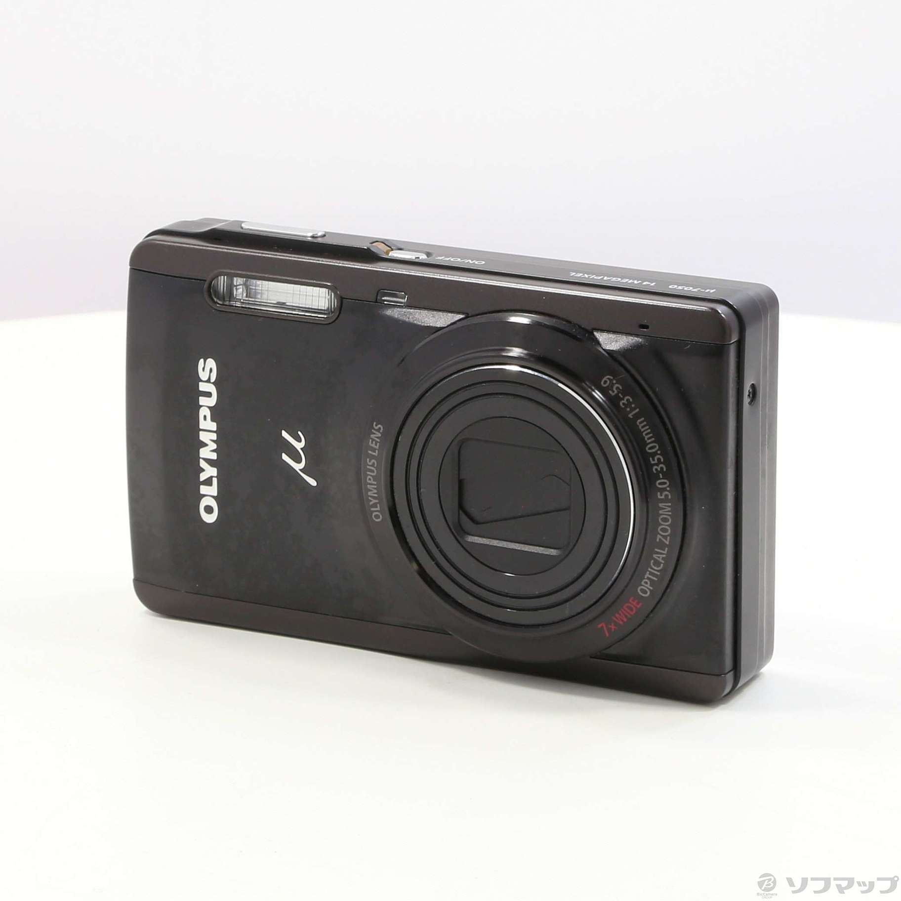 中古】μ-7050 (1400万画素／7倍／SDHC／ブラック) [2133038079781 