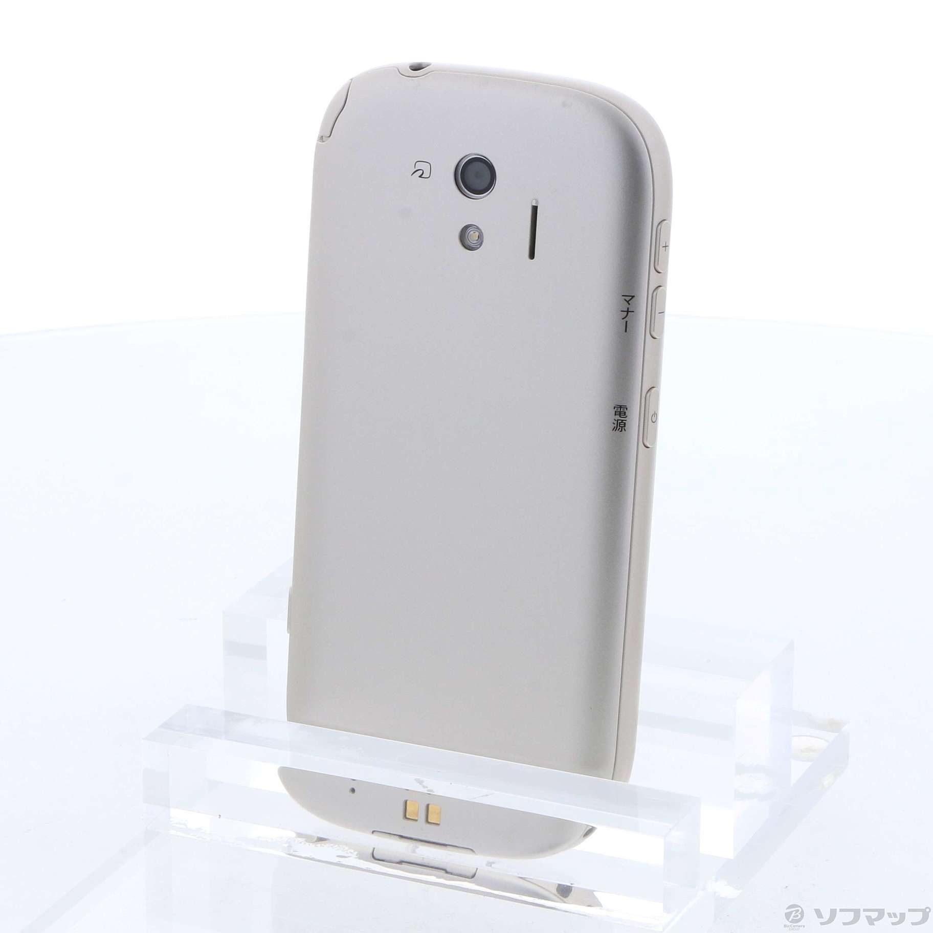 中古】らくらくスマートフォンme 16GB ゴールド F-03K docomoロック