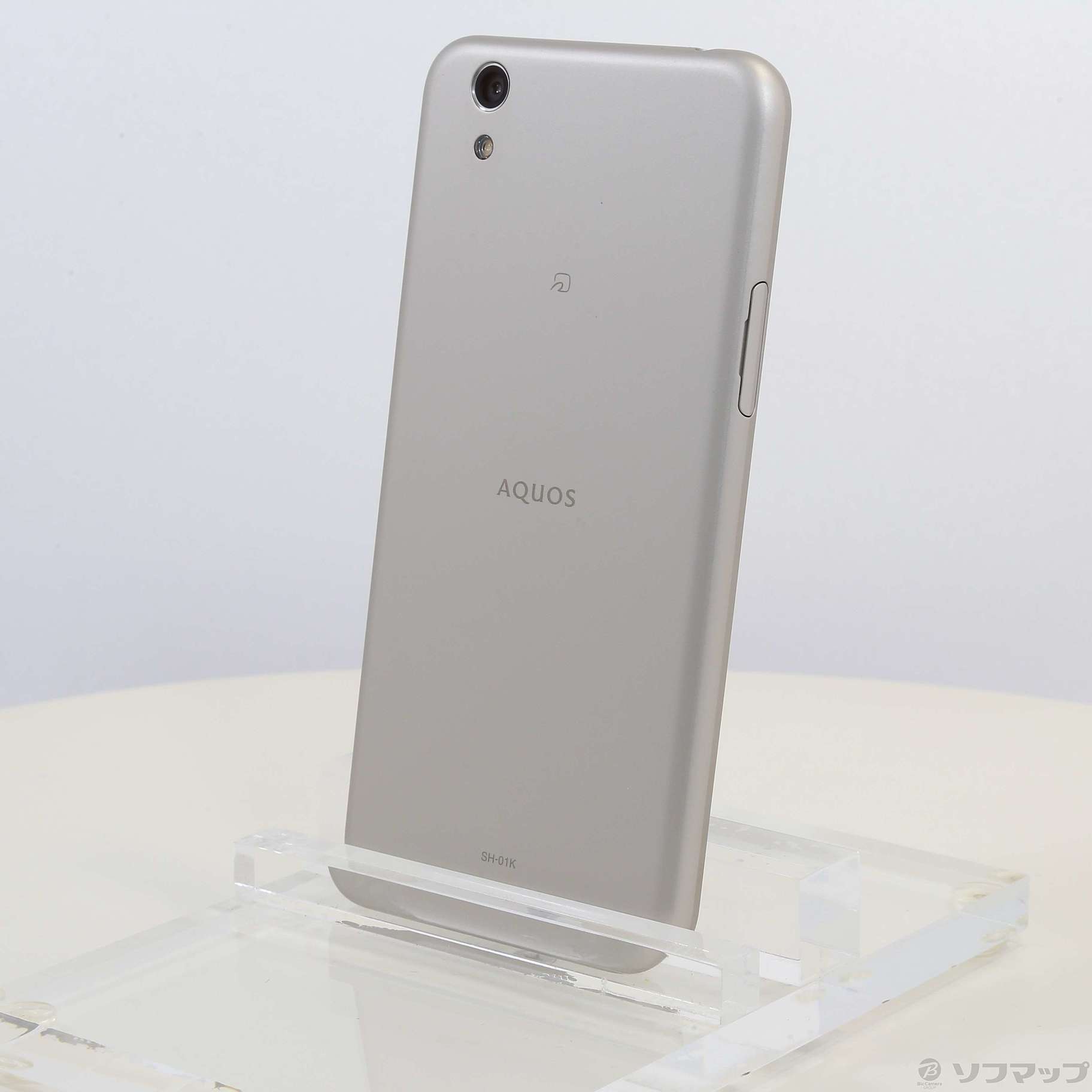 中古】AQUOS sense 32GB シャンパンゴールド SH-01K docomoロック解除