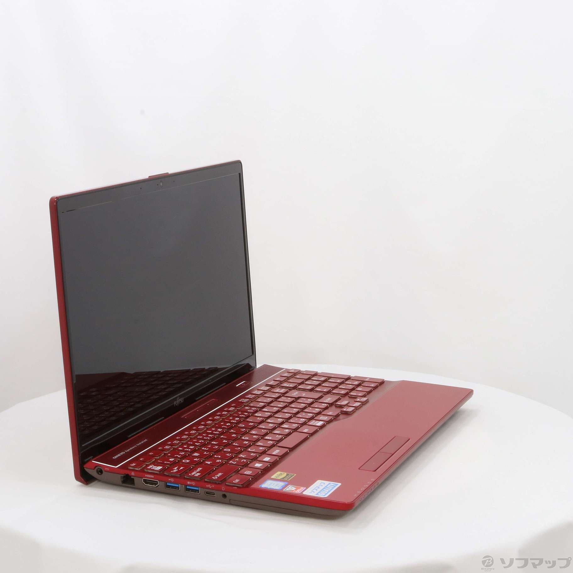 中古】LIFEBOOK AH56／D1 FMVA56D1RK ガーネットレッド