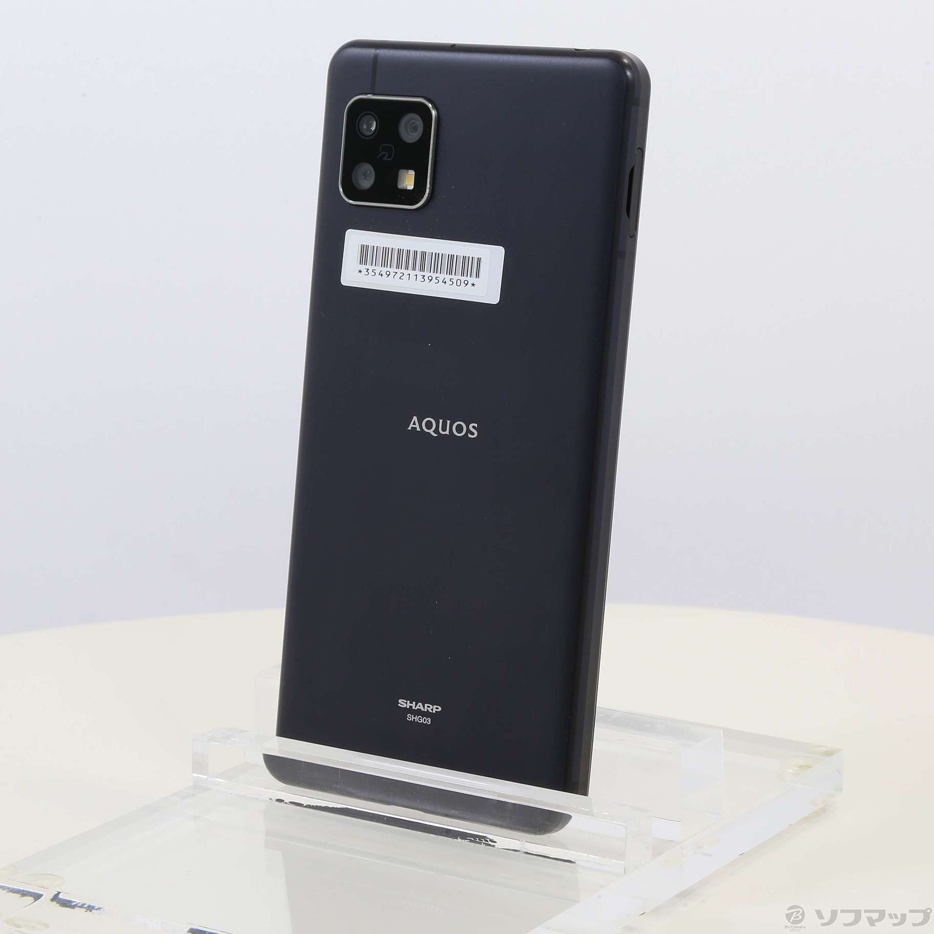 AQUOS sense5G J:COM 64GB ブラック SHG03 SIMフリー