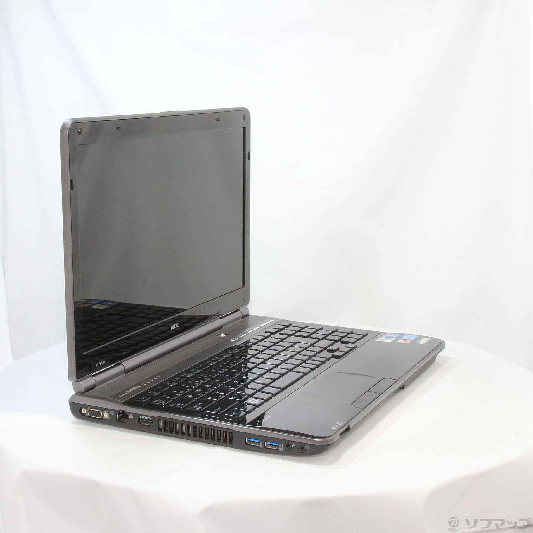 格安安心パソコン LaVie L LL750／DS6B PC-LL750DS6B クリスタルブラック