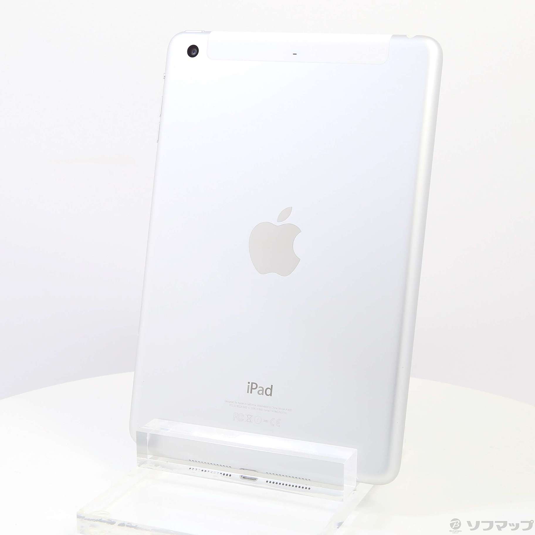中古】iPad mini 3 64GB シルバー MGJ12J／A SoftBank [2133038180463