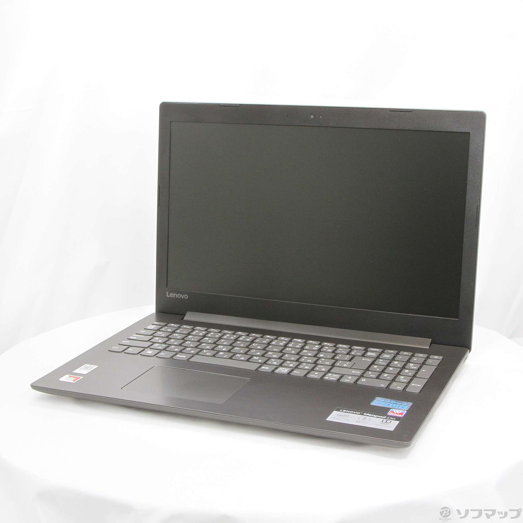中古】ideapad 330 A6 81D600JXJP オニキスブラック 〔Windows 10