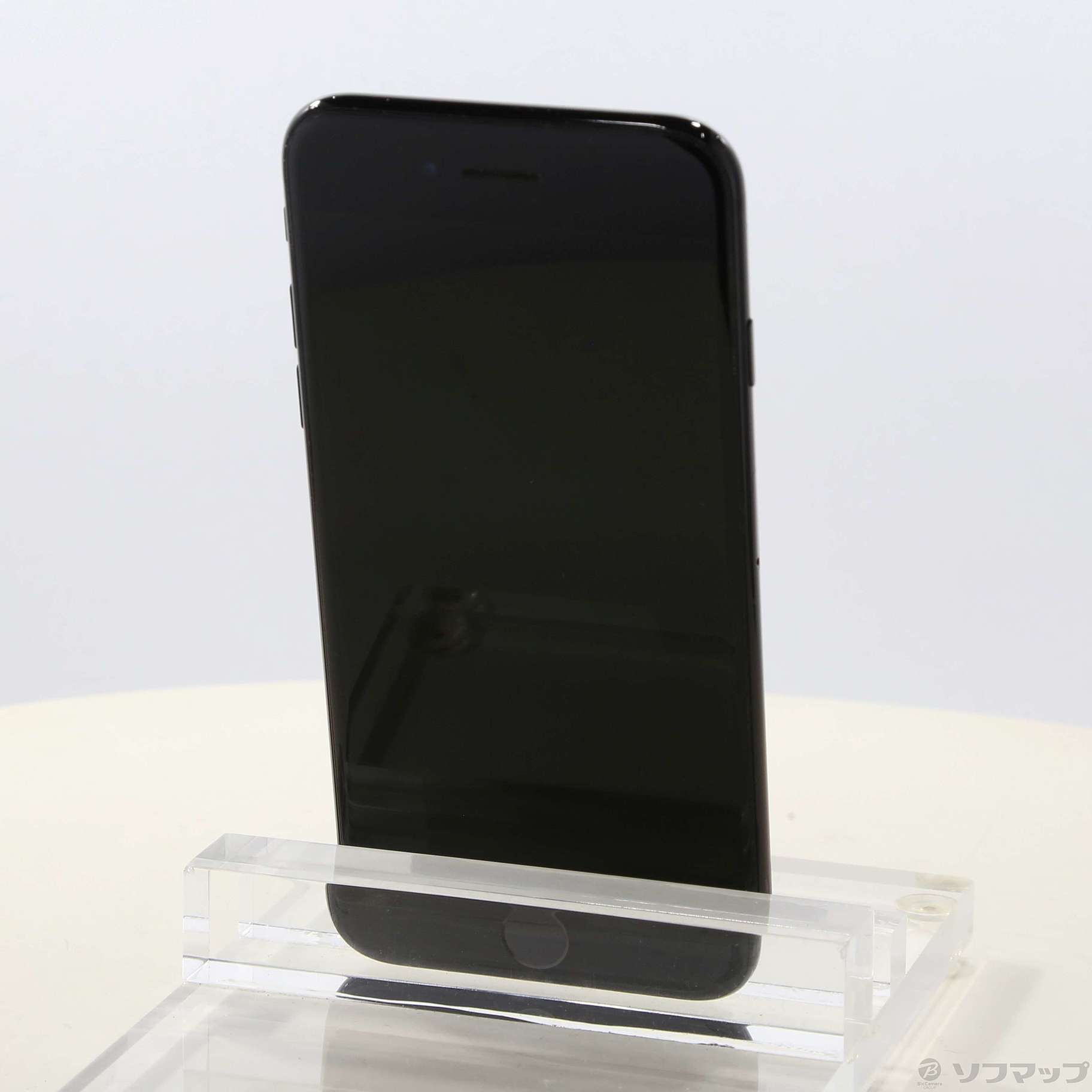 中古】iPhone7 128GB ジェットブラック MNCP2J／A SIMフリー