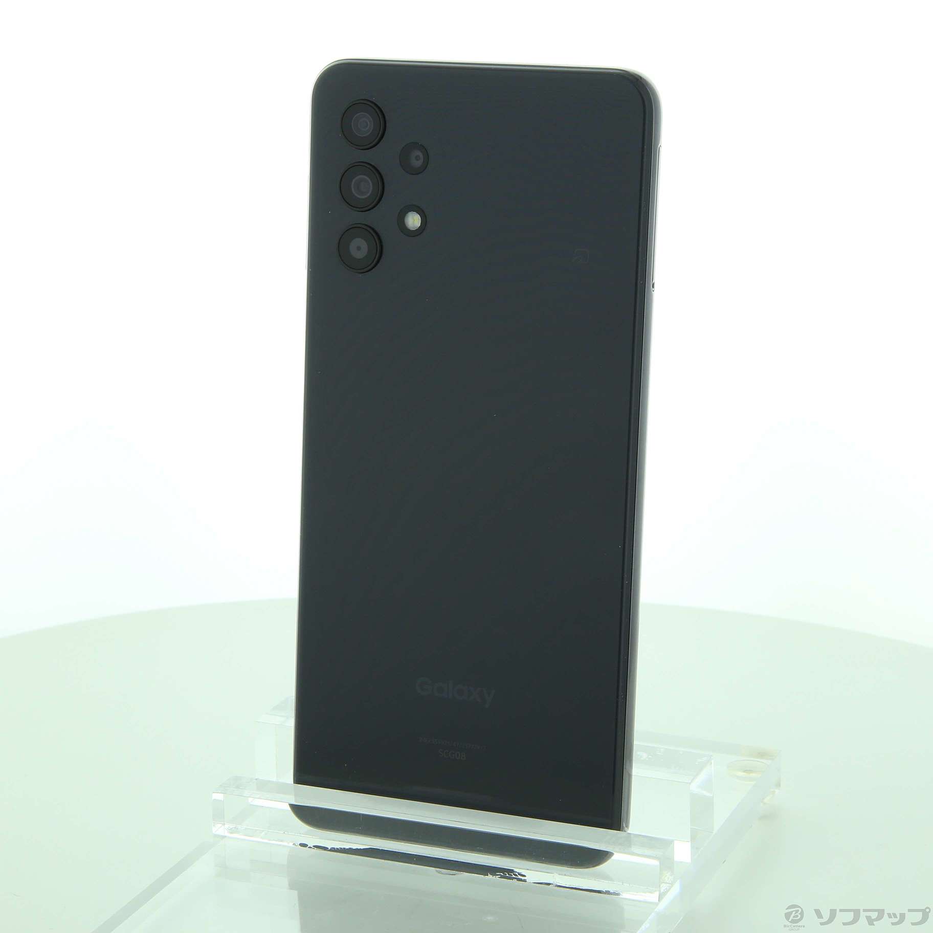 中古】GALAXY A32 5G 64GB オーサムブラック SCG08 auロック解除SIM