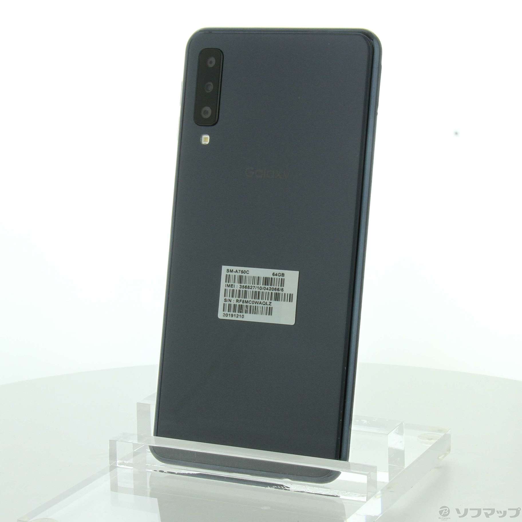 【新品・未開封】Galaxy A7  64G ブラックスマートフォン/携帯電話