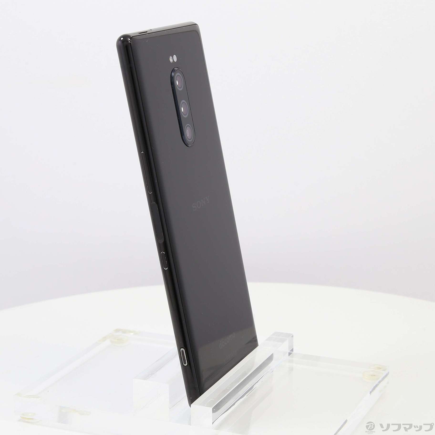 中古】Xperia 1 64GB ブラック SO-03L docomoロック解除SIMフリー