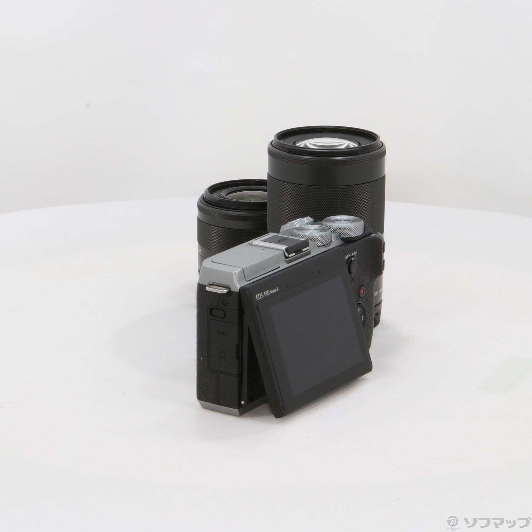 中古】EOS M6 Mark II ダブルズームキット シルバー ◇04/17(日)値下げ