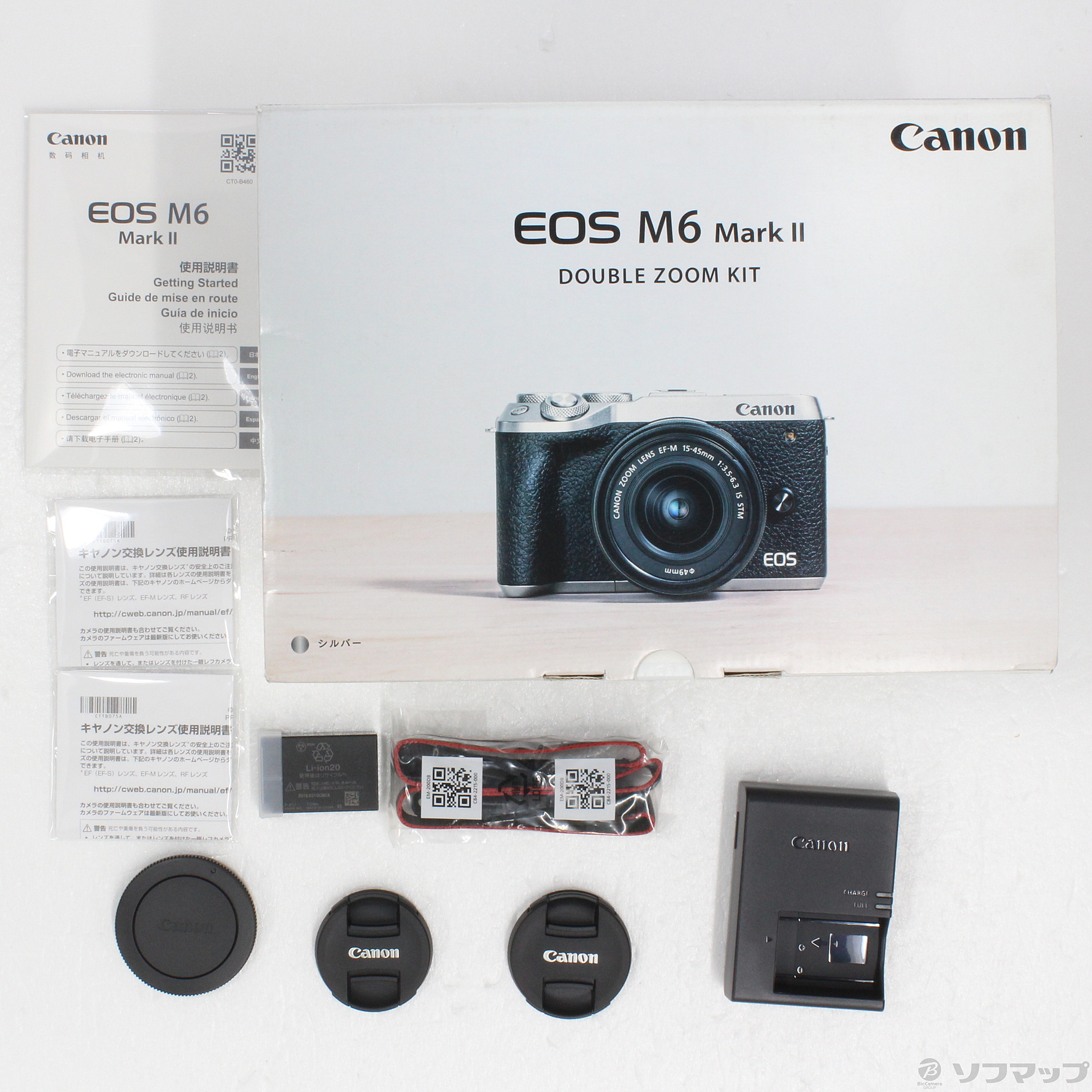 中古】EOS M6 Mark II ダブルズームキット シルバー ◇04/17(日)値下げ！ [2133038234388] -  リコレ！|ビックカメラグループ ソフマップの中古通販サイト