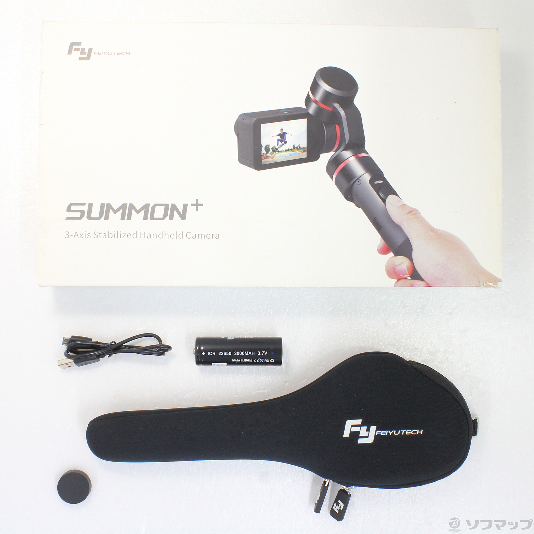 中古】セール対象品 SUMMON+ Stabilized Handheld Camera FYSM+K 4Kカメラ搭載3軸ジンバル  ◇02/08(水)値下げ！ [2133038234630] - リコレ！|ビックカメラグループ ソフマップの中古通販サイト